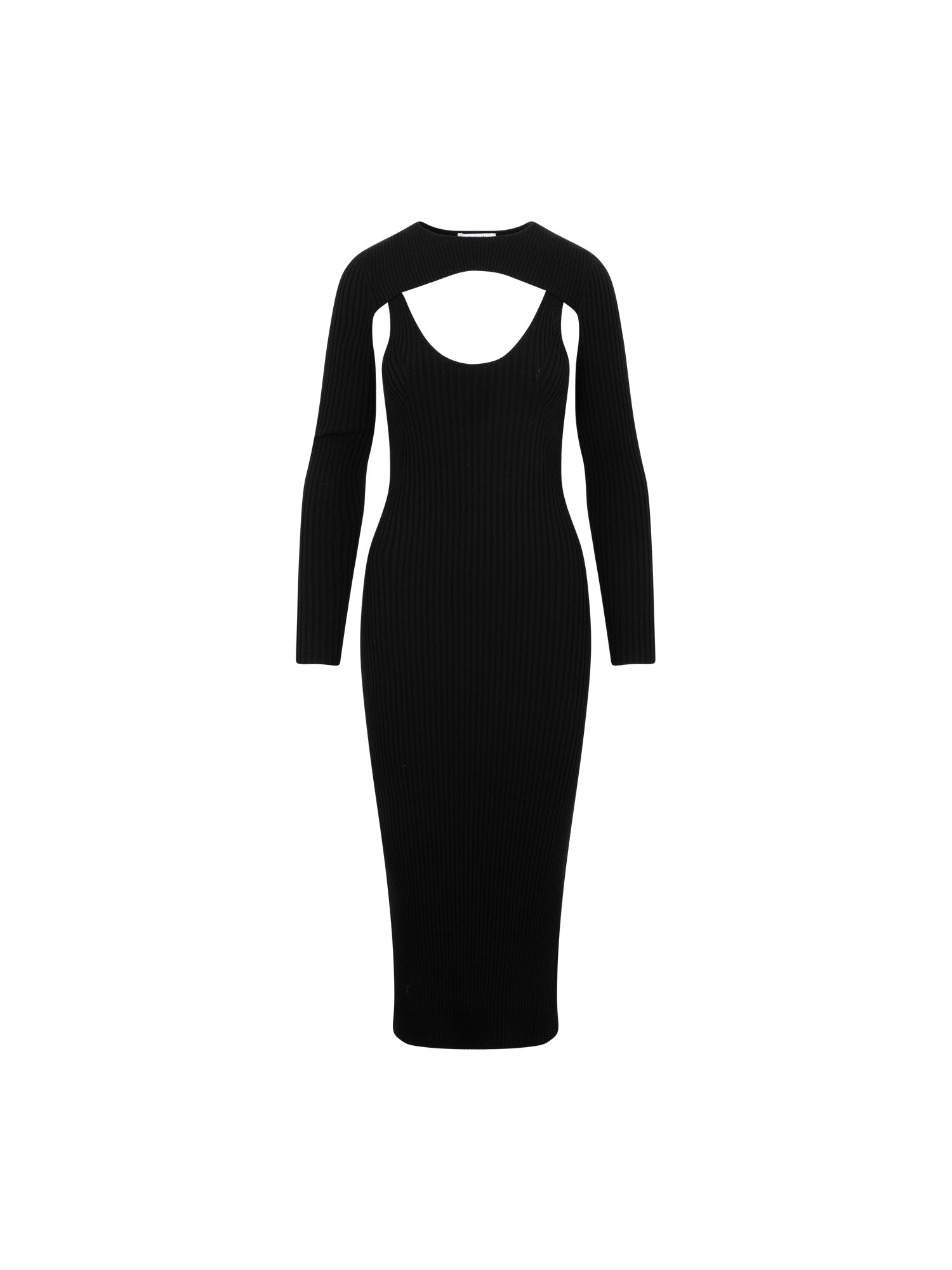 Contoured Ribs Dress