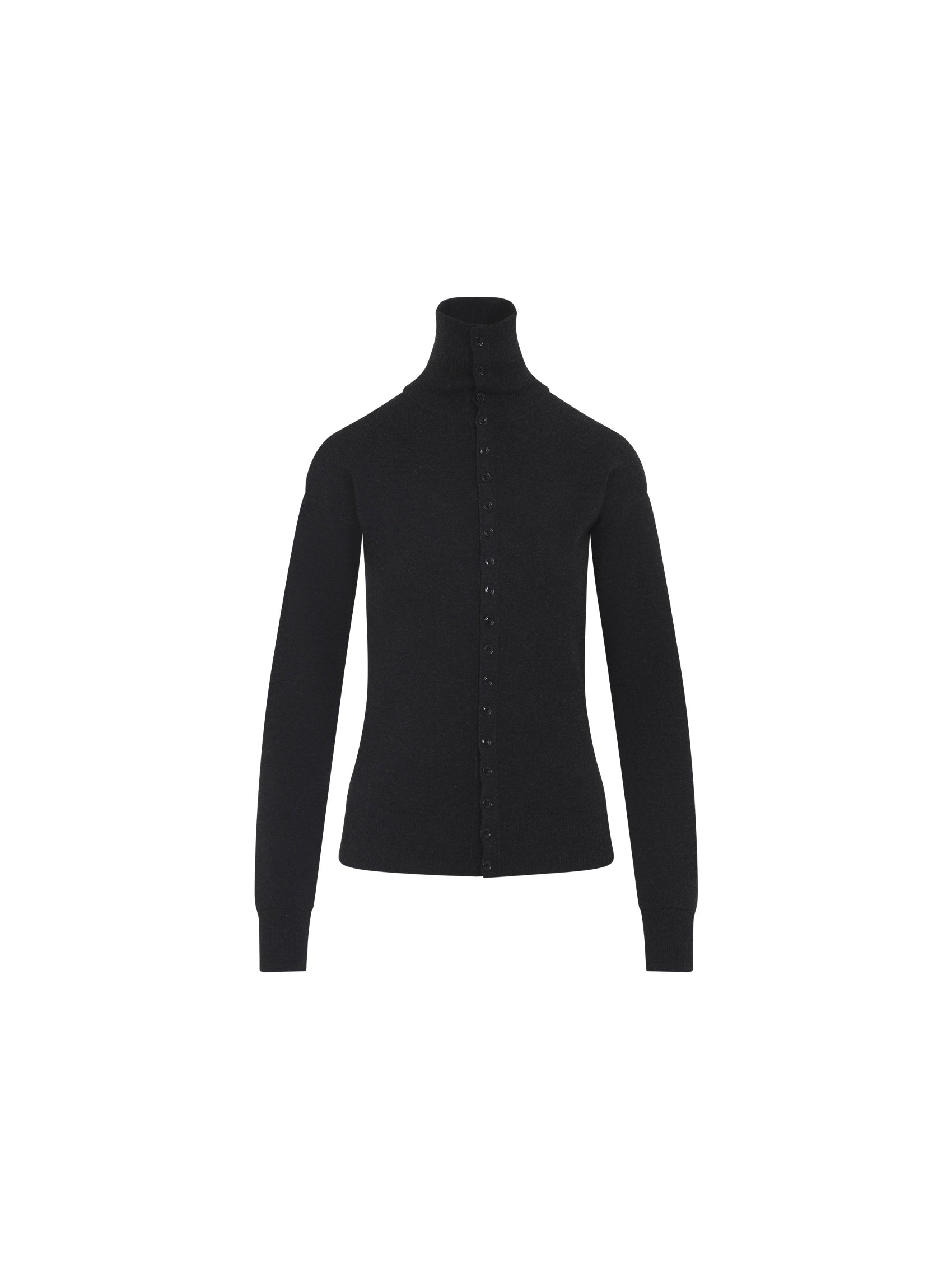 Buttoned Fitted Cardigan