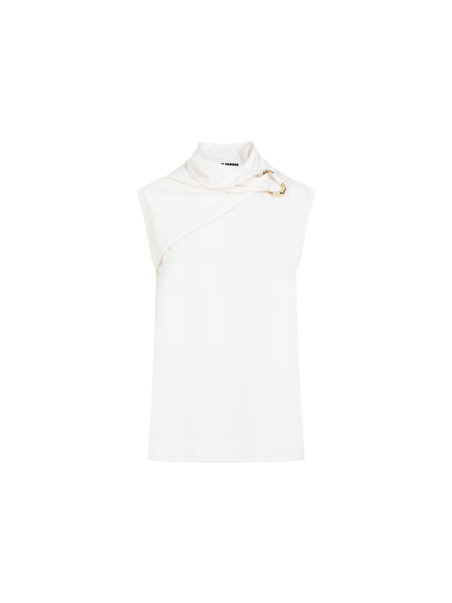 Draped Knitted Tank Top