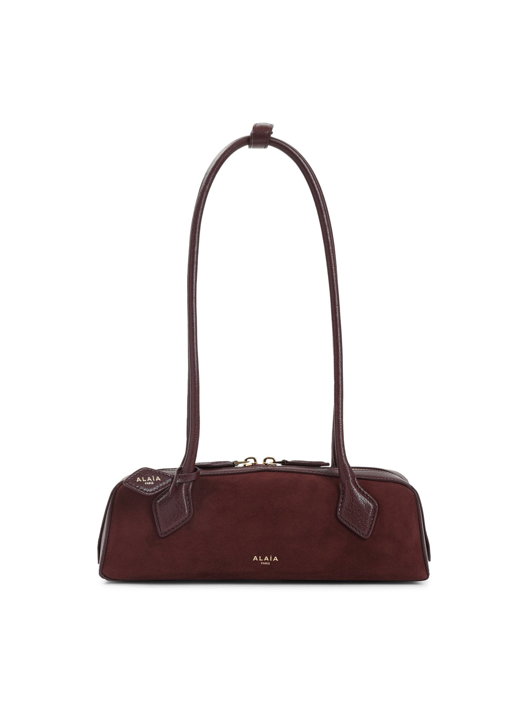 Teckel Small Suede Shoulder Bag