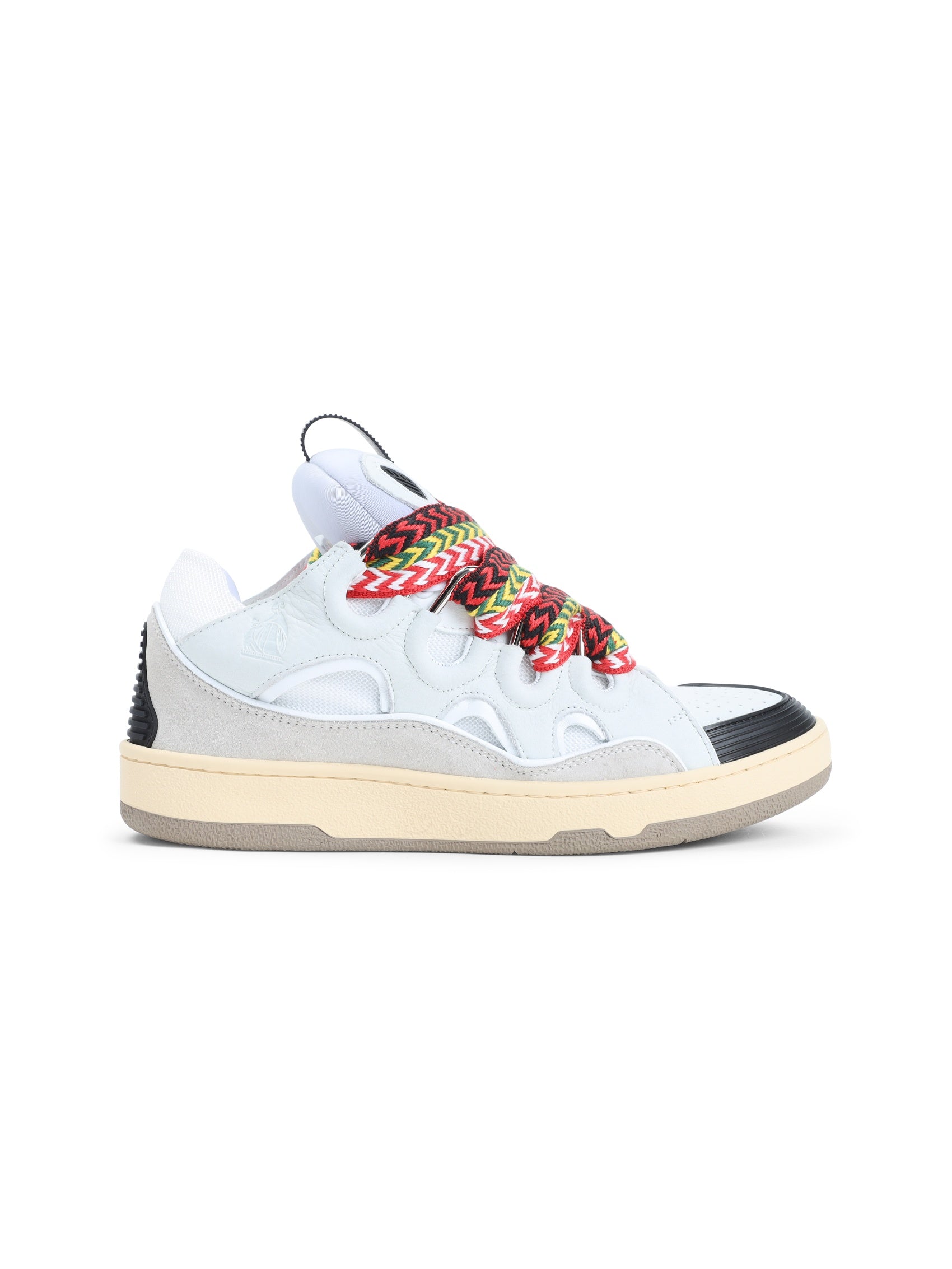 Suede Leather Curb Sneakers