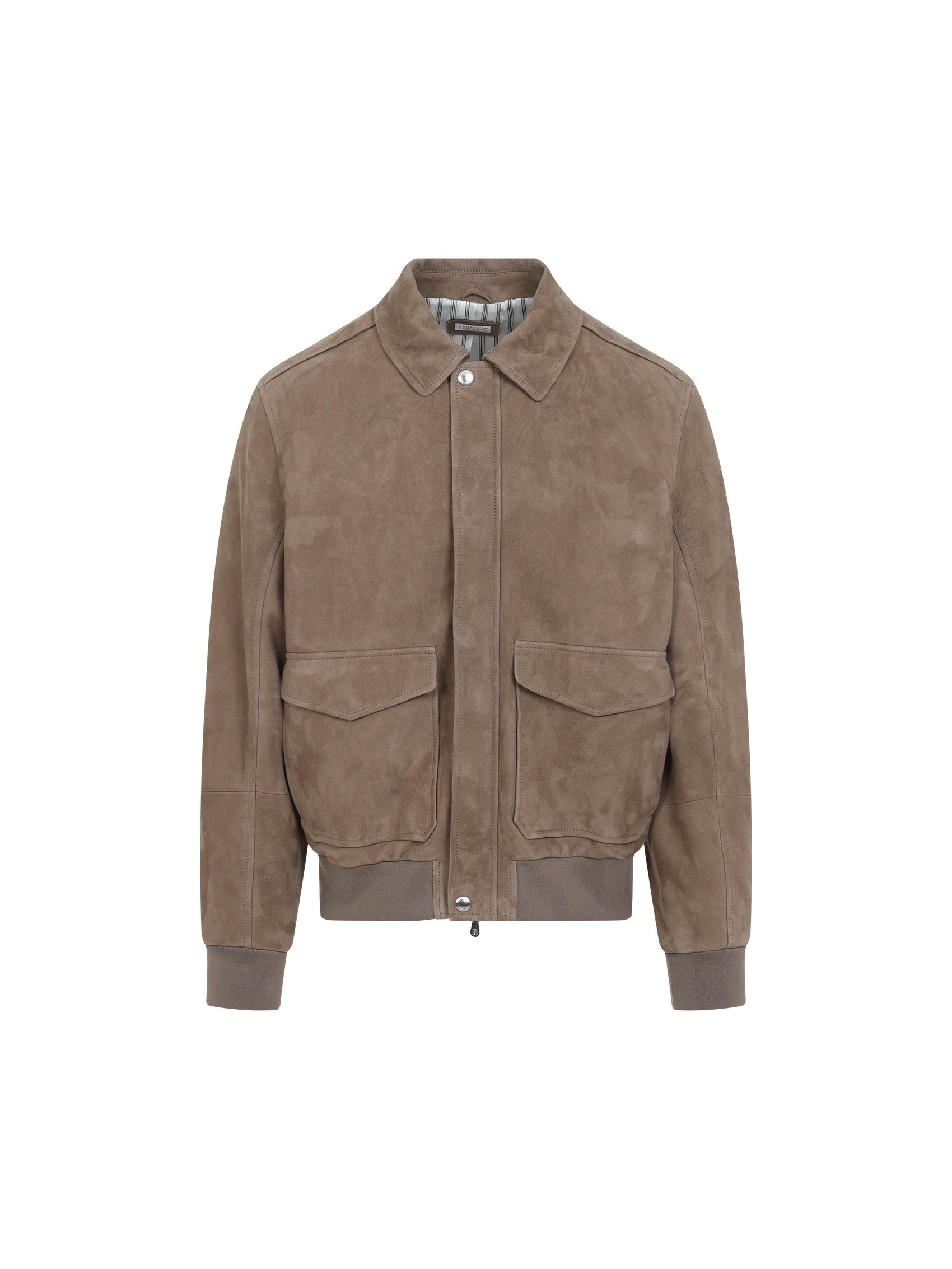 Leather Bomber Jacket