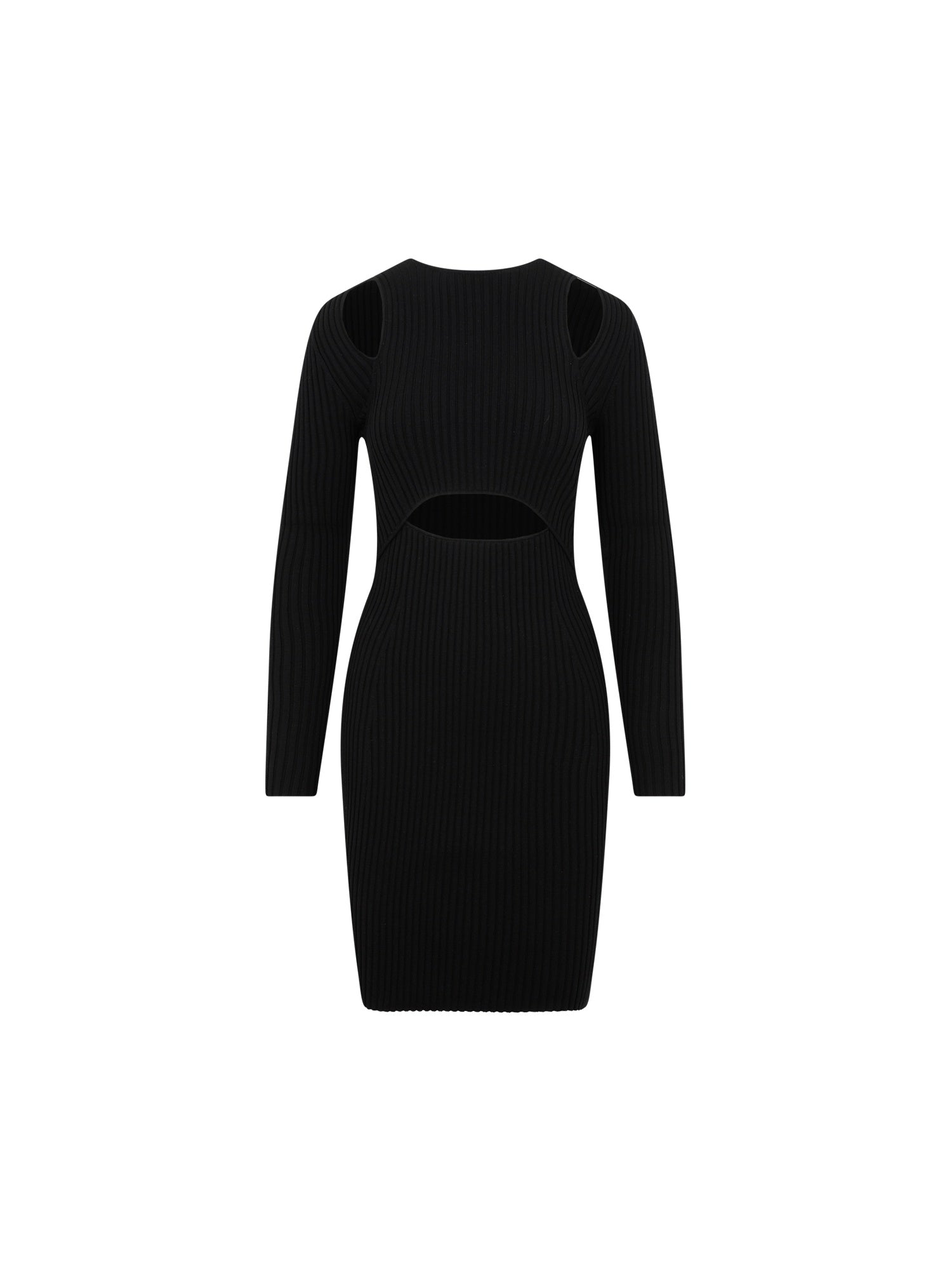 Contoured Ribs Dress