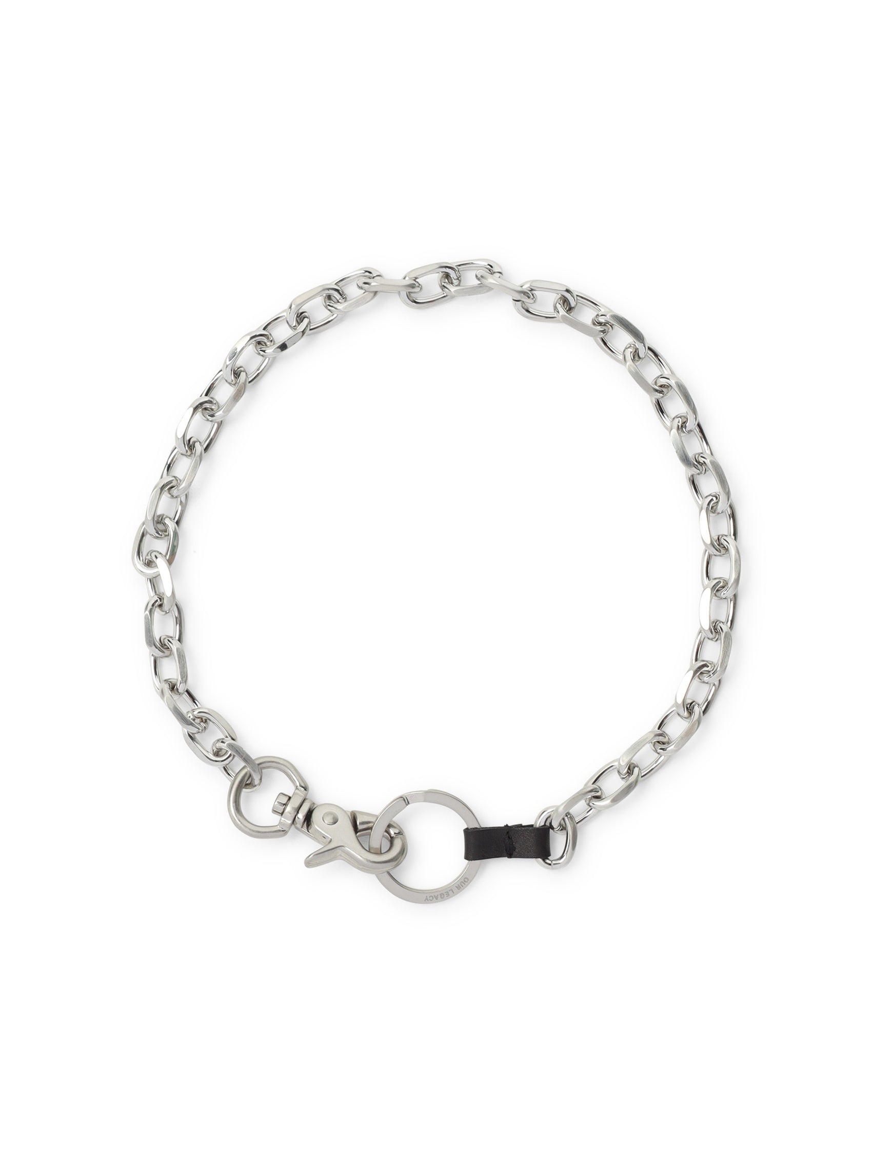 Ladon Matte Nickel Key Ring