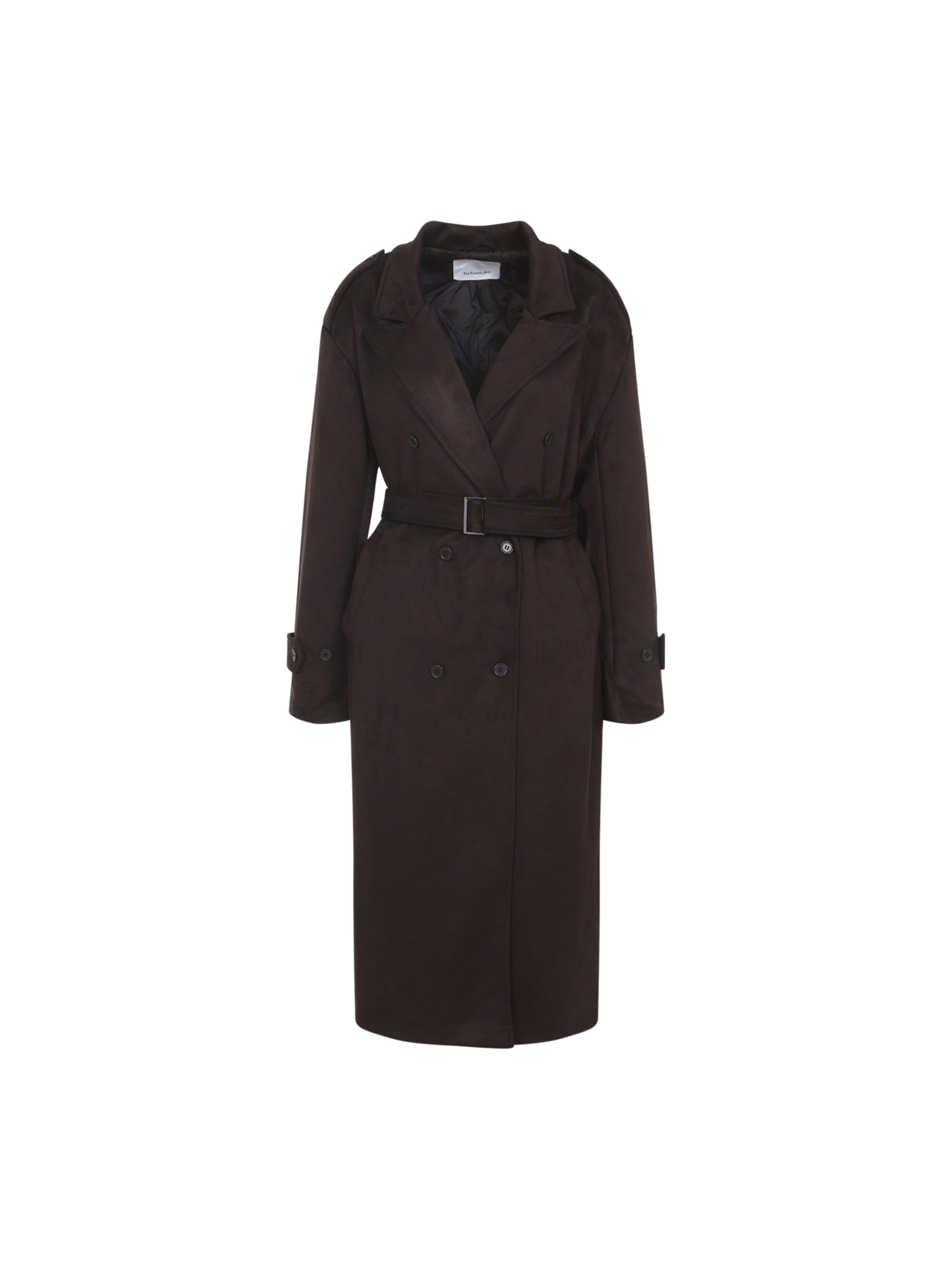 Pembroke Faux Suede Trench