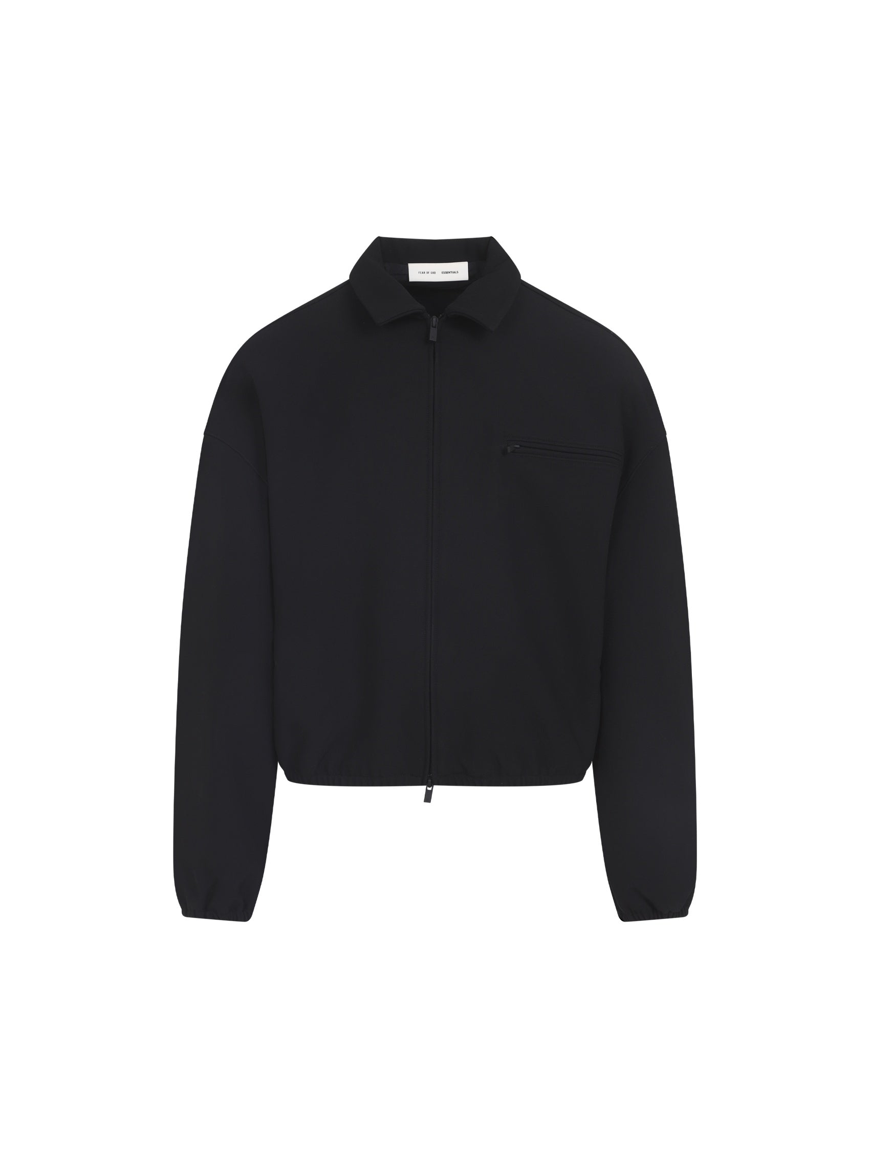 Bonded Canvas Zip-Up Jacket