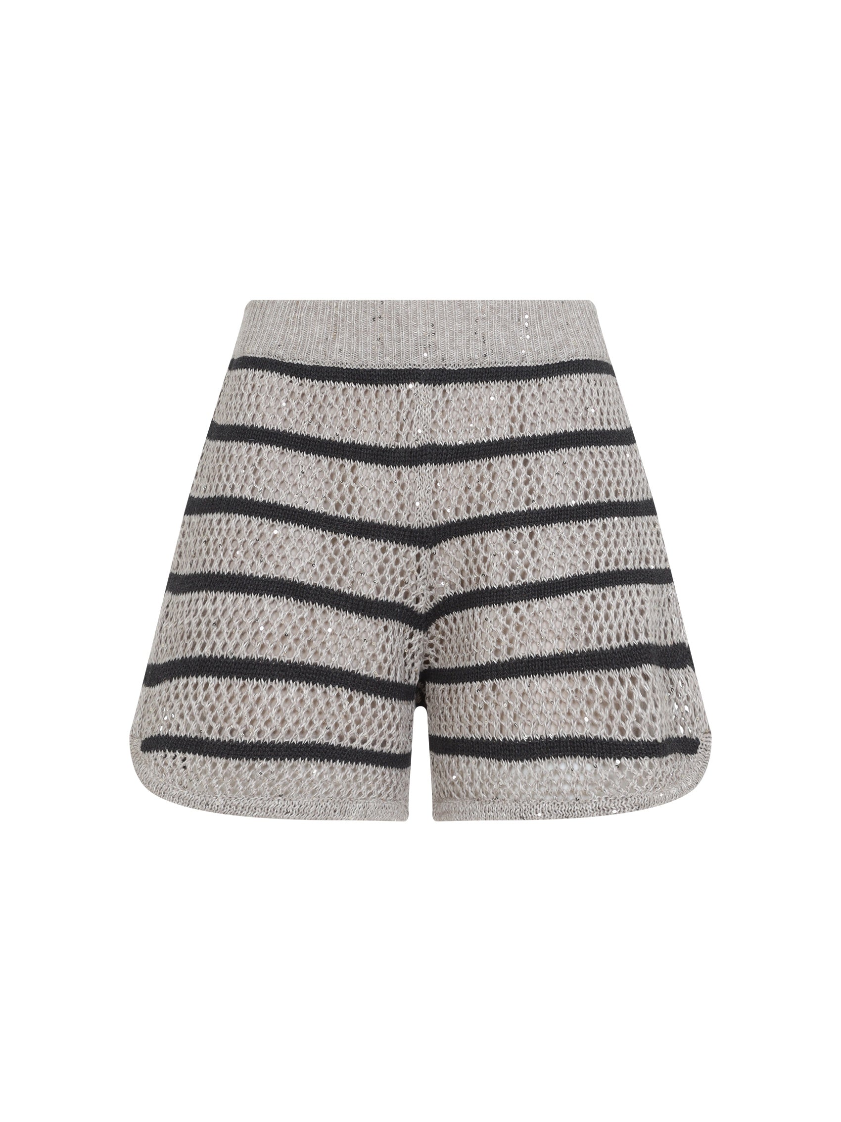 Striped Knit Bermuda