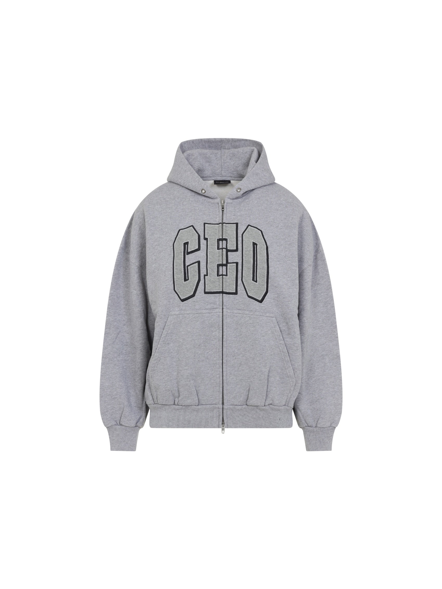 Small Fit Zip-Up Sweatshirt