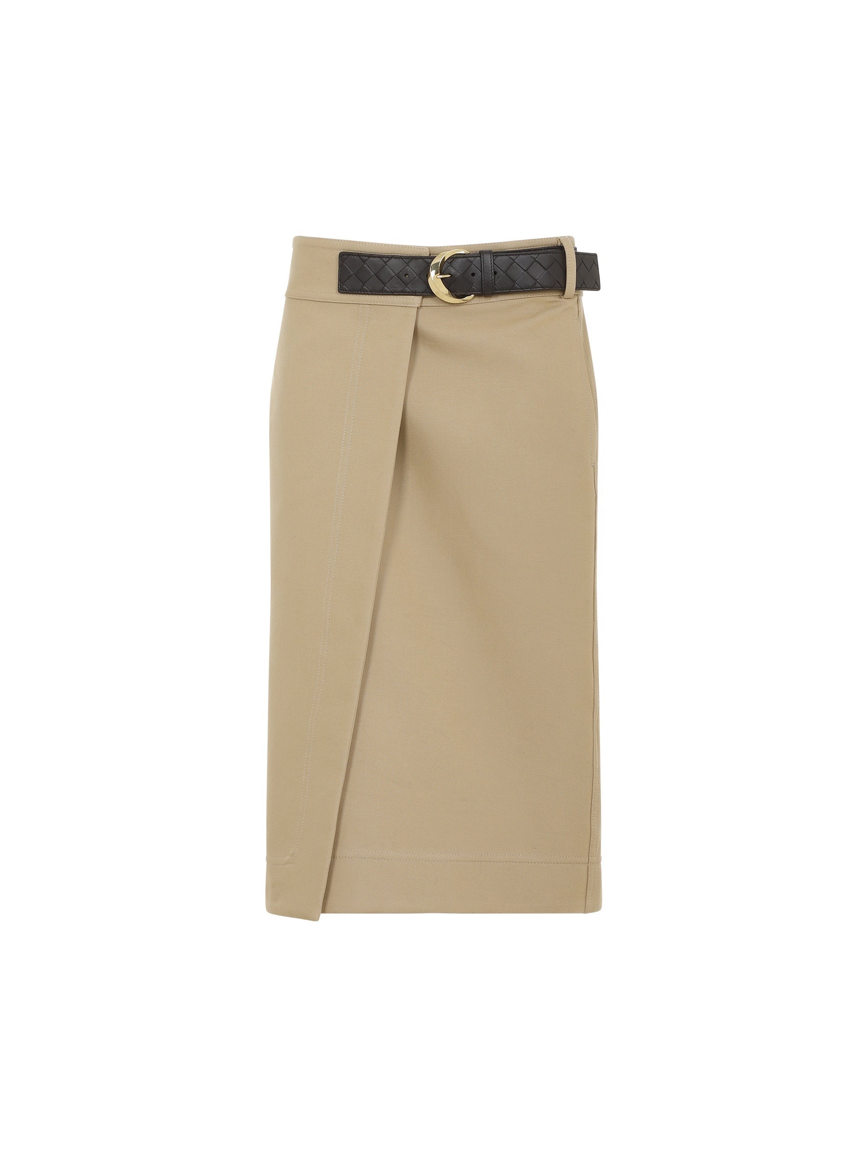 Canvas Midi Skirt