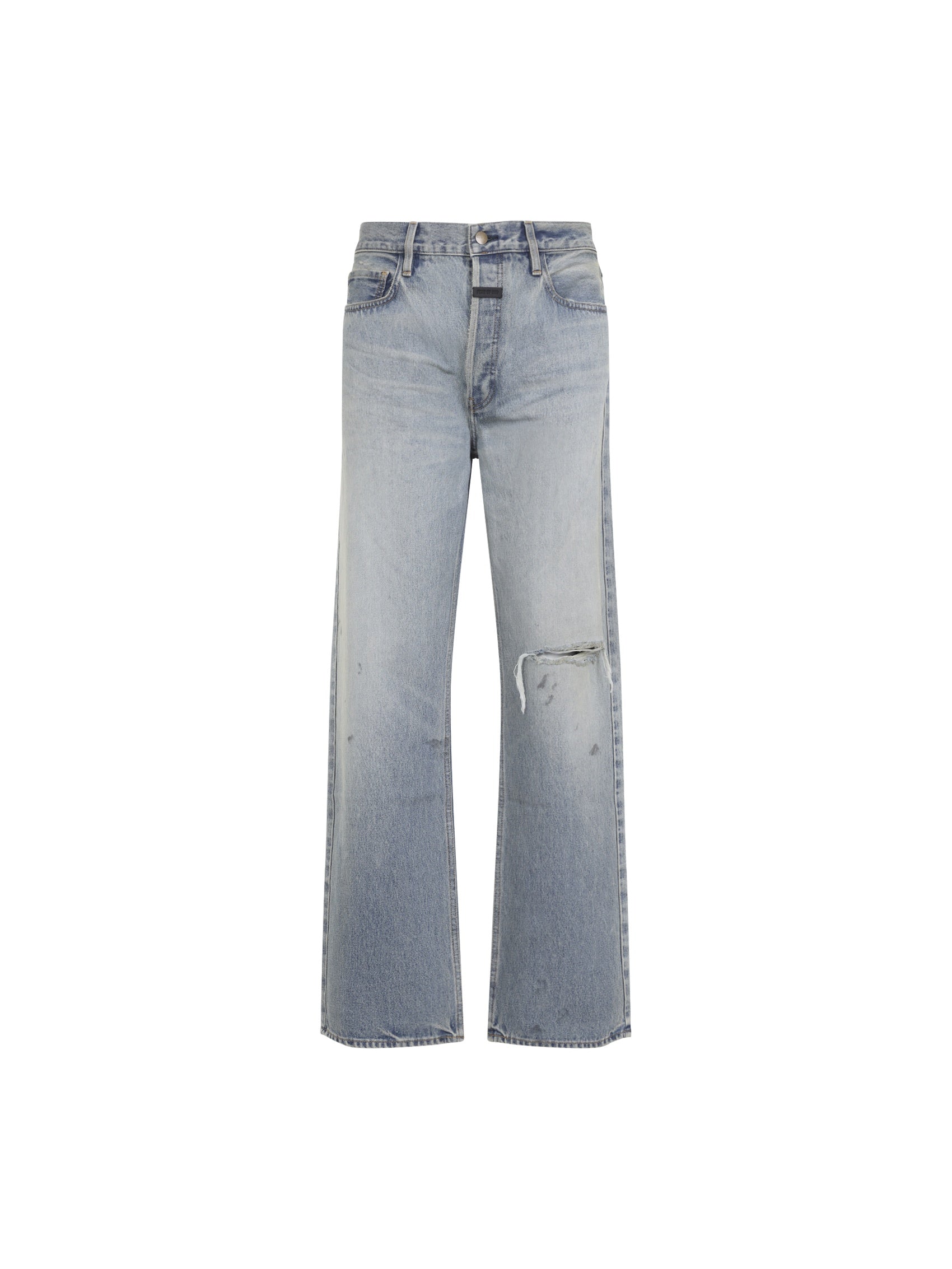 Straight 5 Pocket Jeans