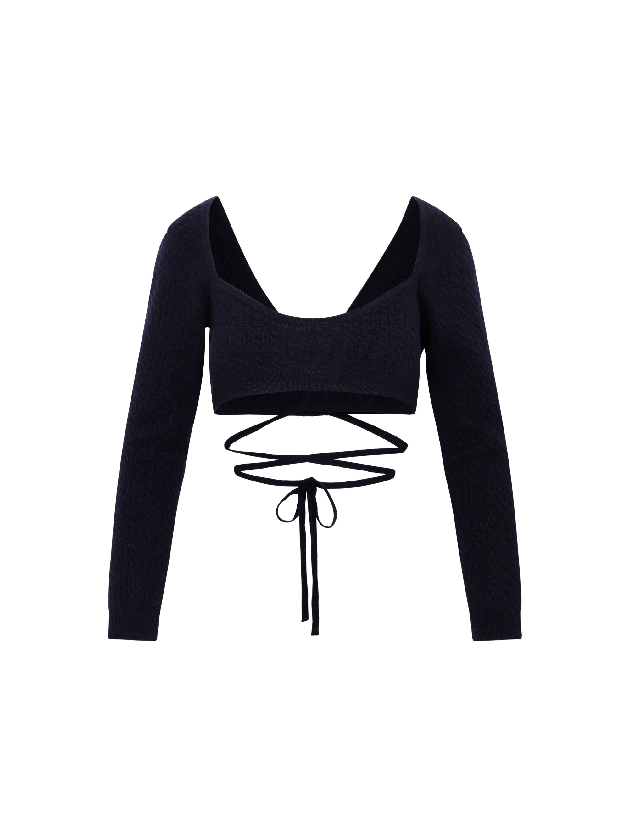 Wrap Knitted Top