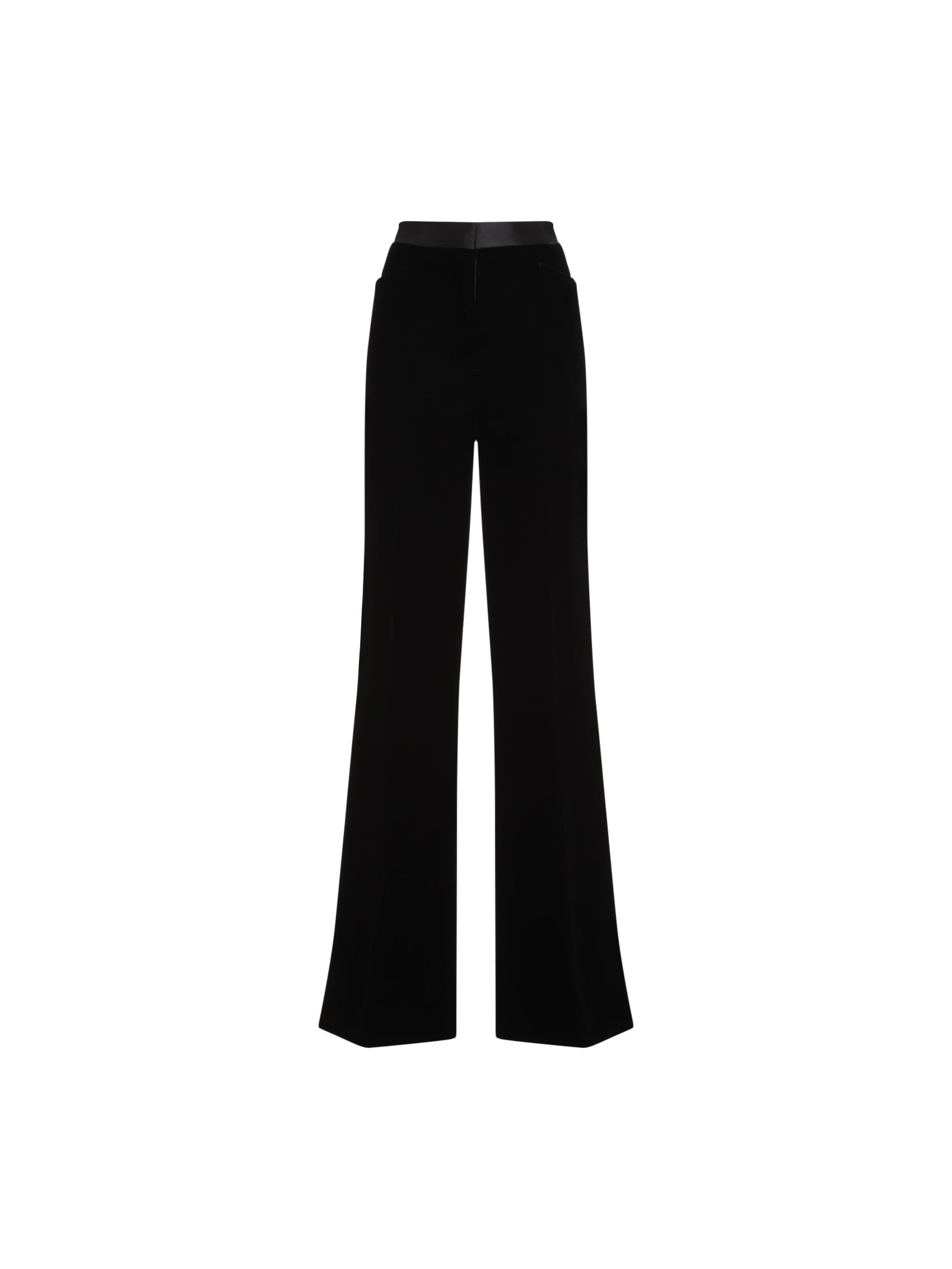 Viscose Velvet Boot Cut Pants