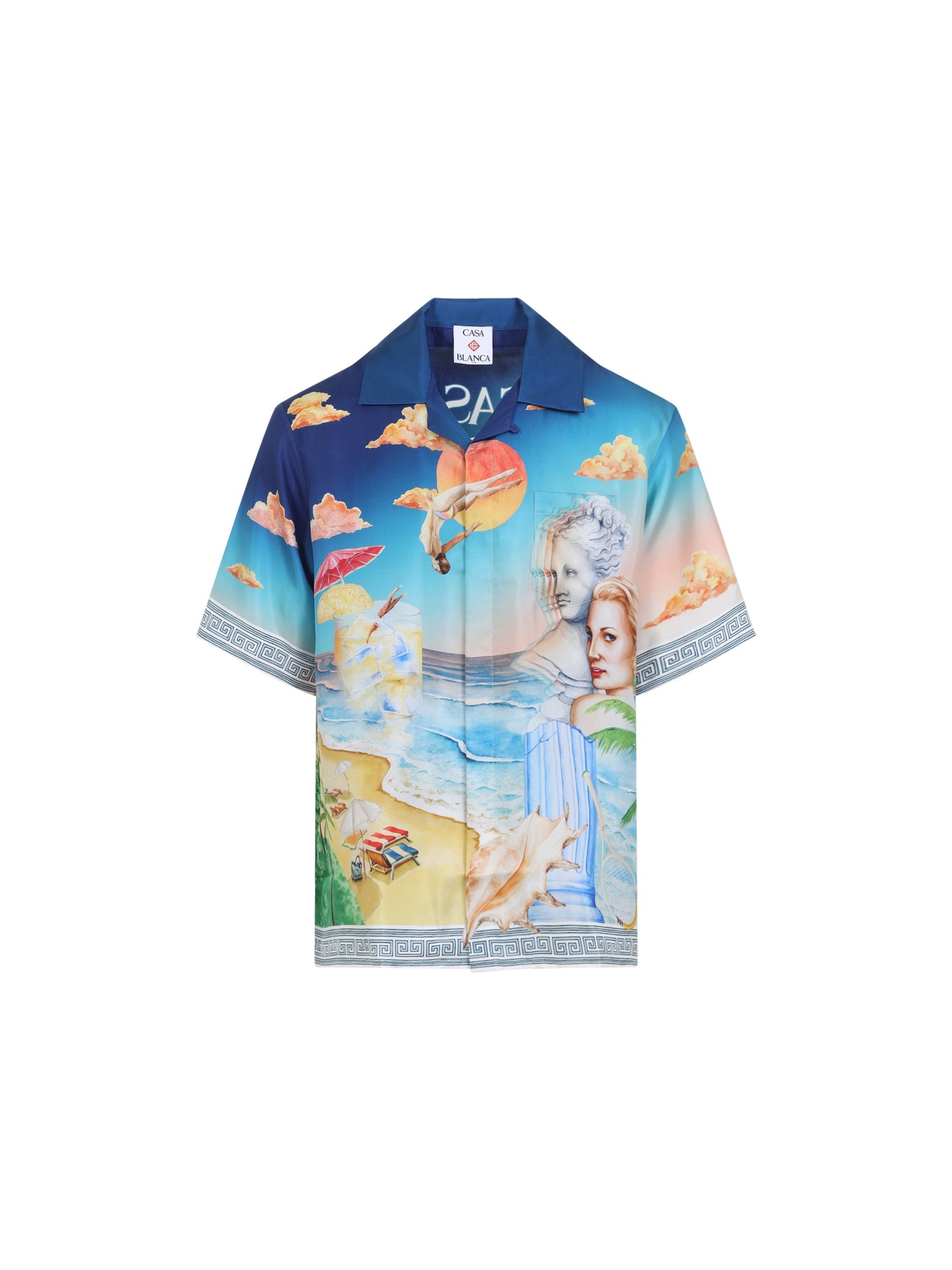 Short Sleeve Cuban Collar Shirt