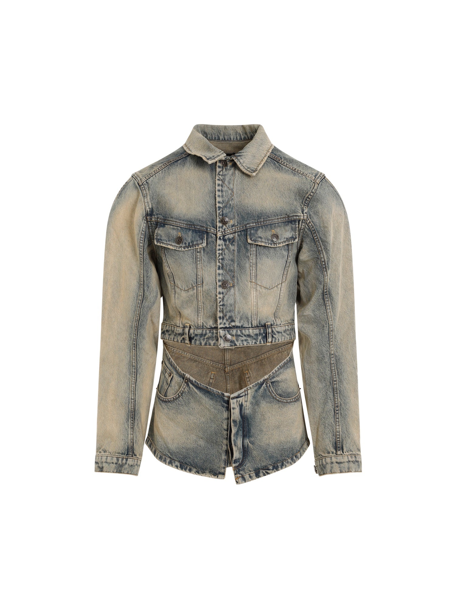 Cutout Denim Jacket
