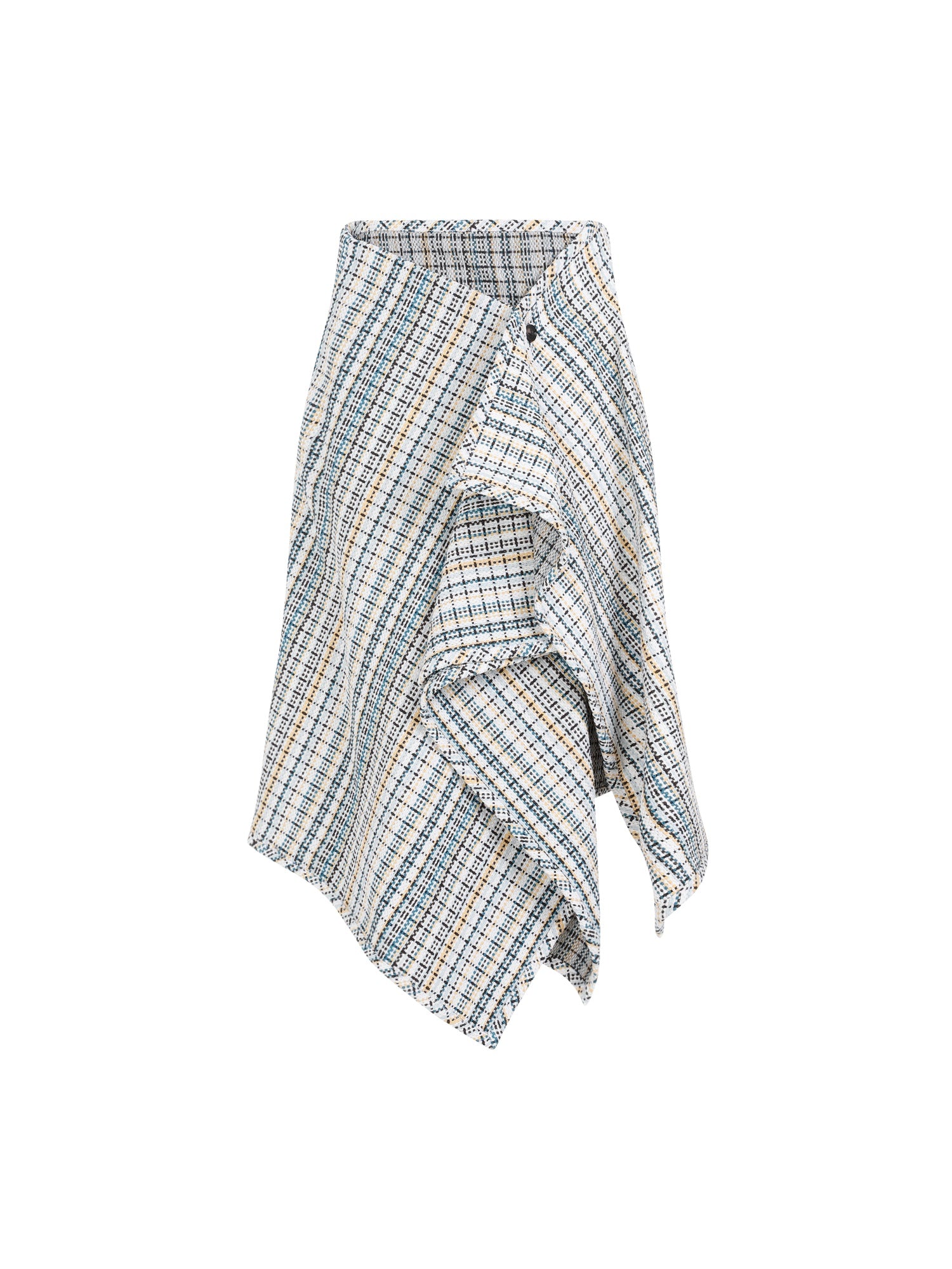 Cotton Check Skirt