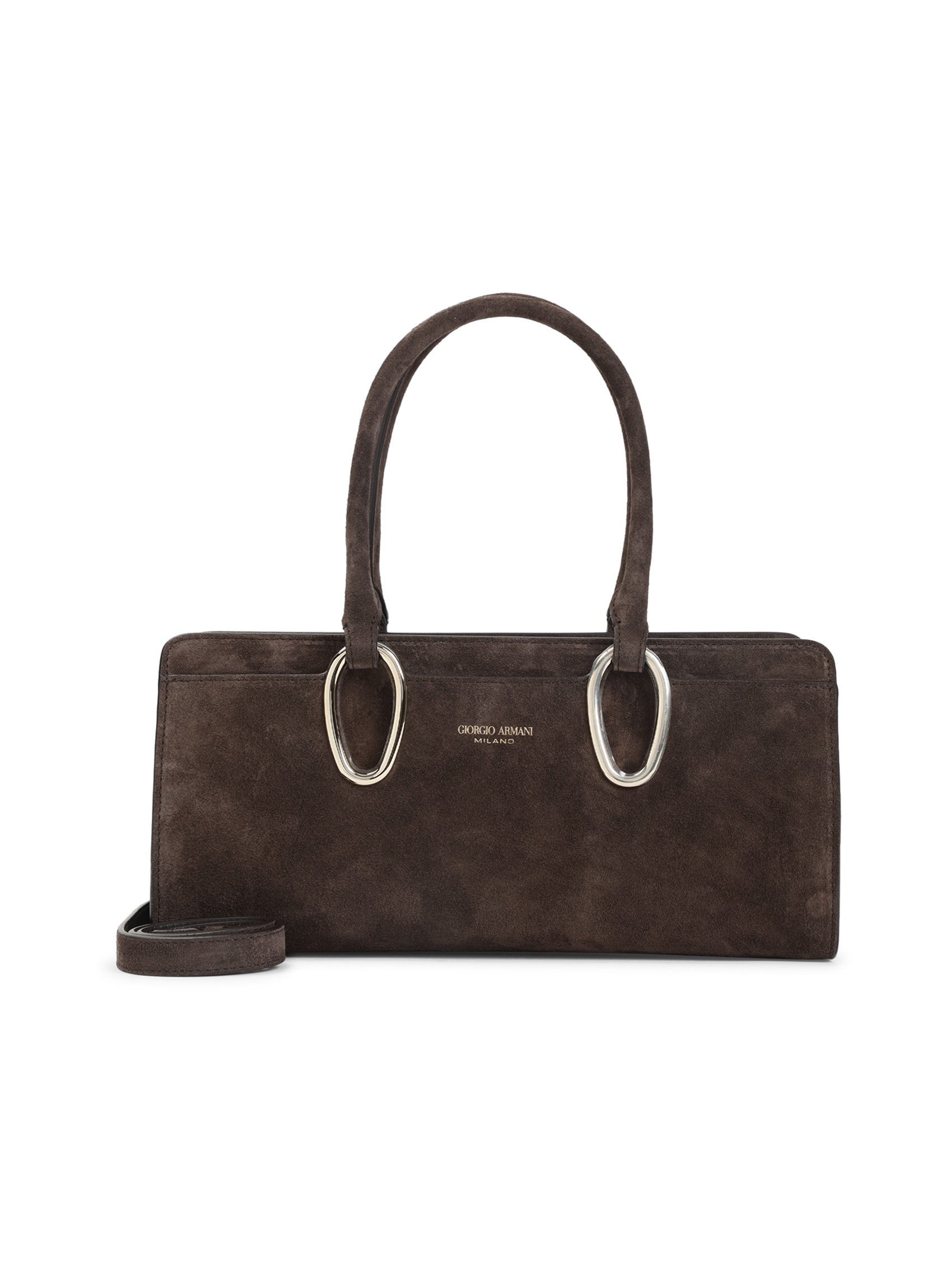 Suede Calf Leather Shoulder Bag