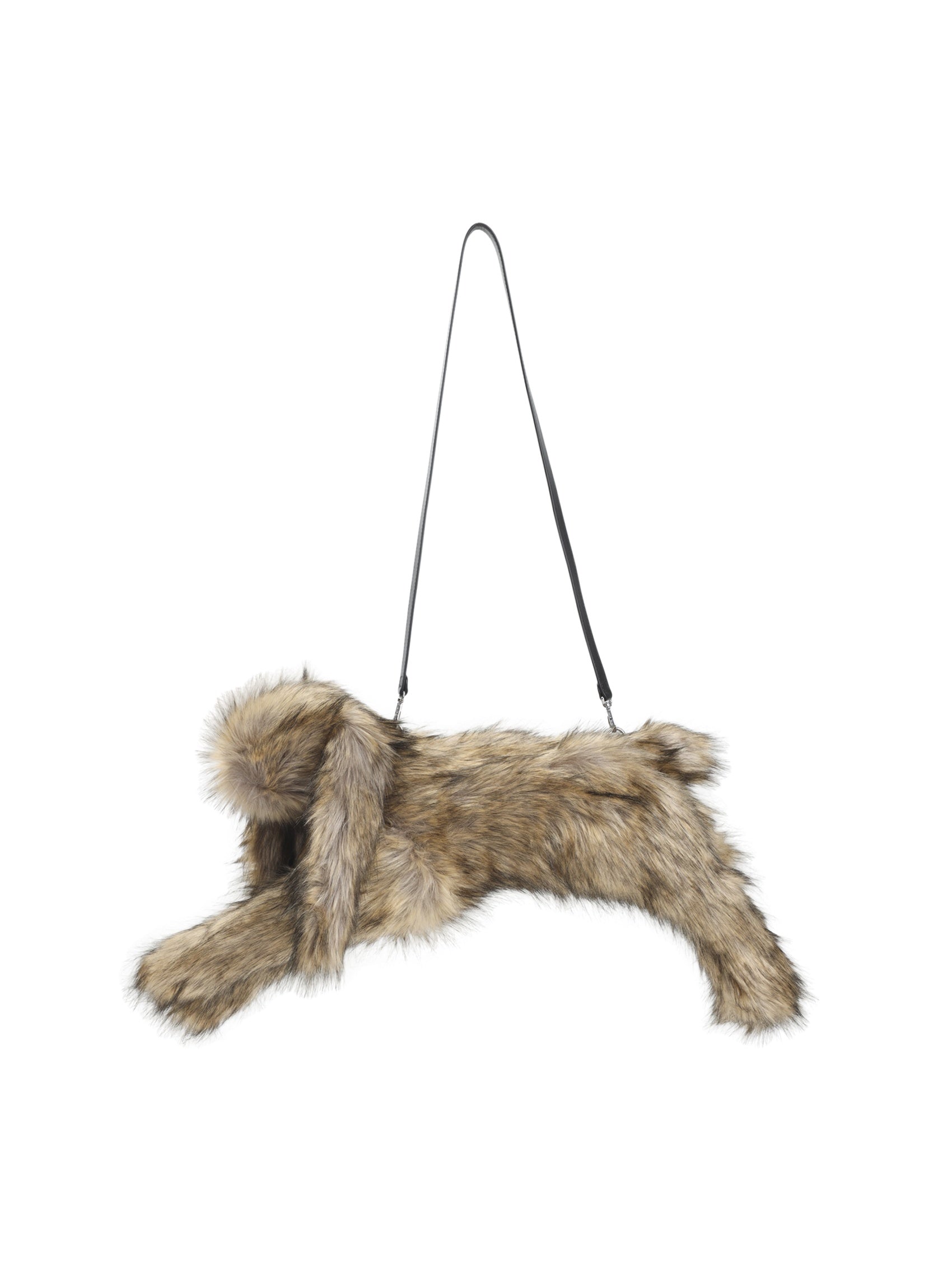 Faux Fur Hare Crossbody Bag