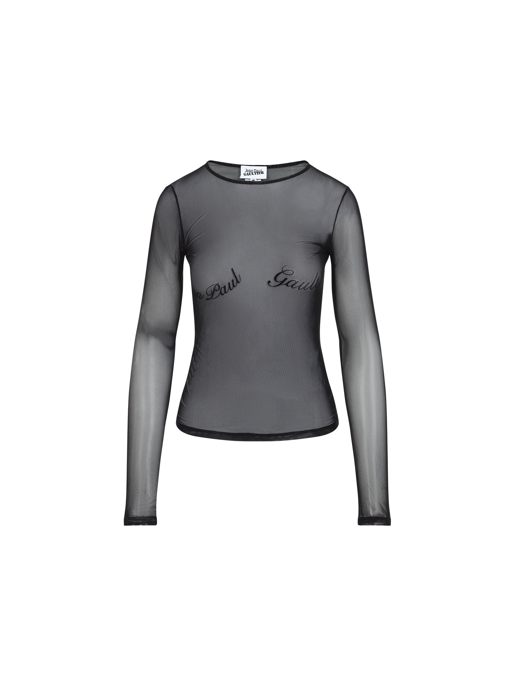 Top With Velvet Flock "Jean Paul Gaultier"