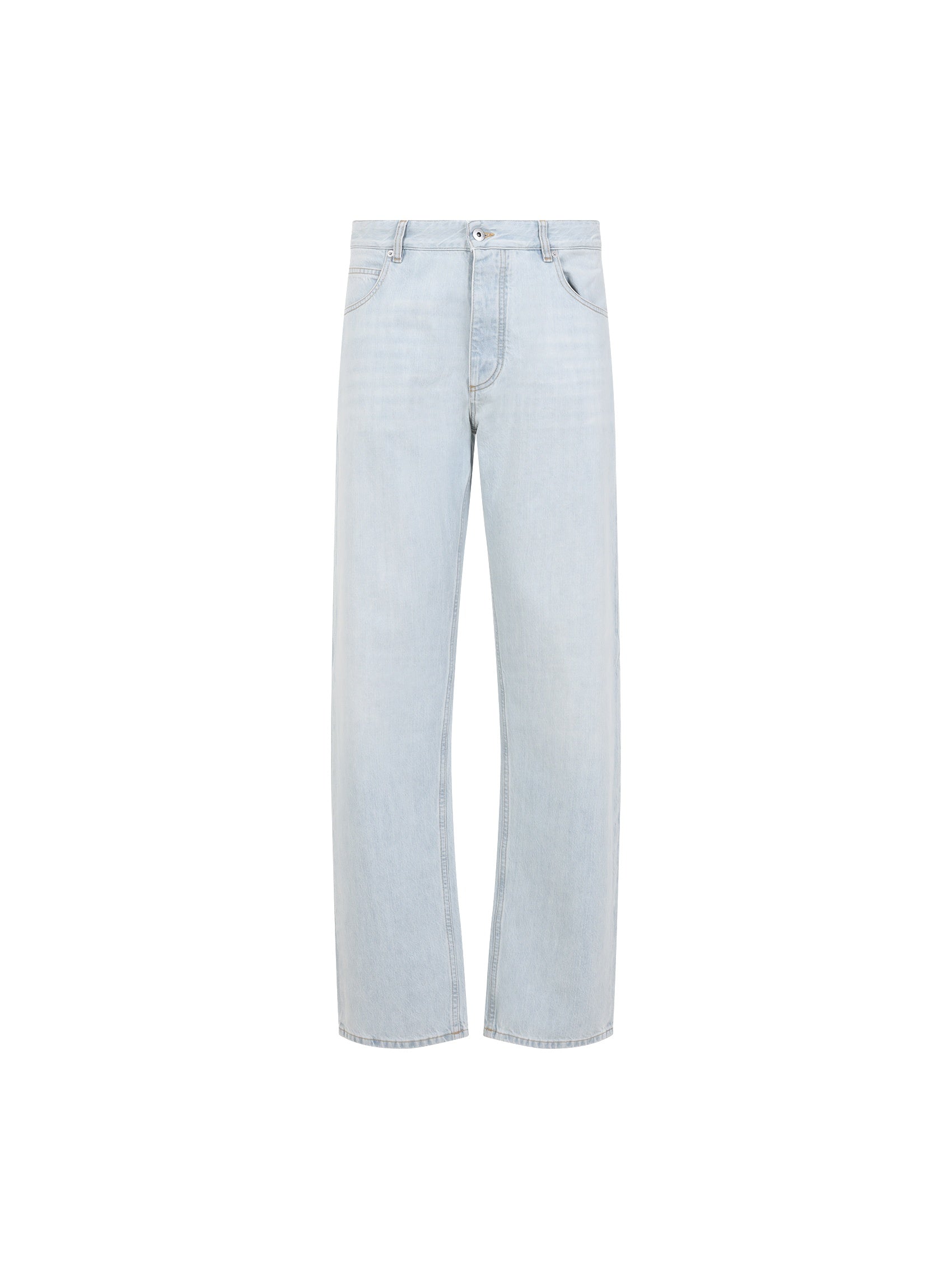 Straight Leg Denim Pants