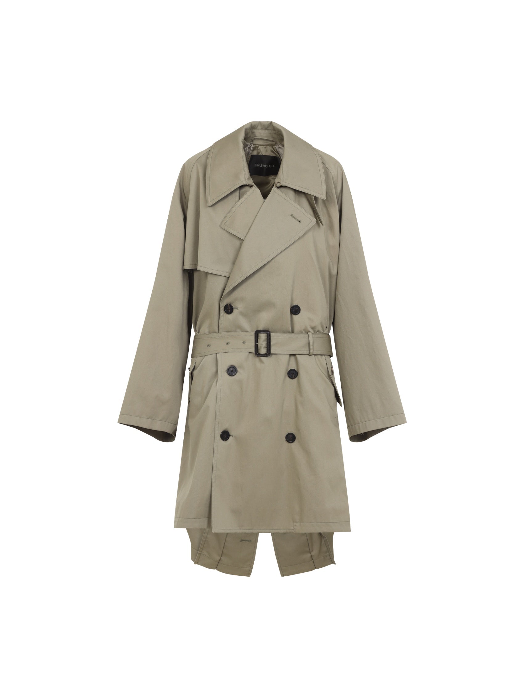 Draped Neck Trench