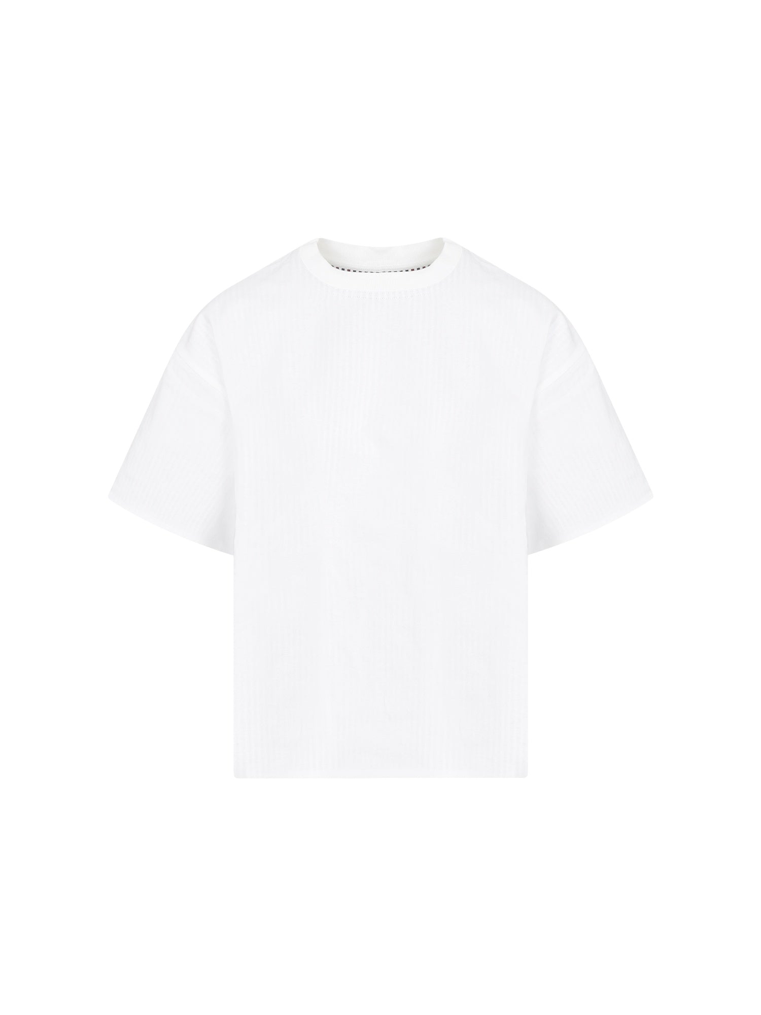 Double Layer Striped Cotton T-shirt