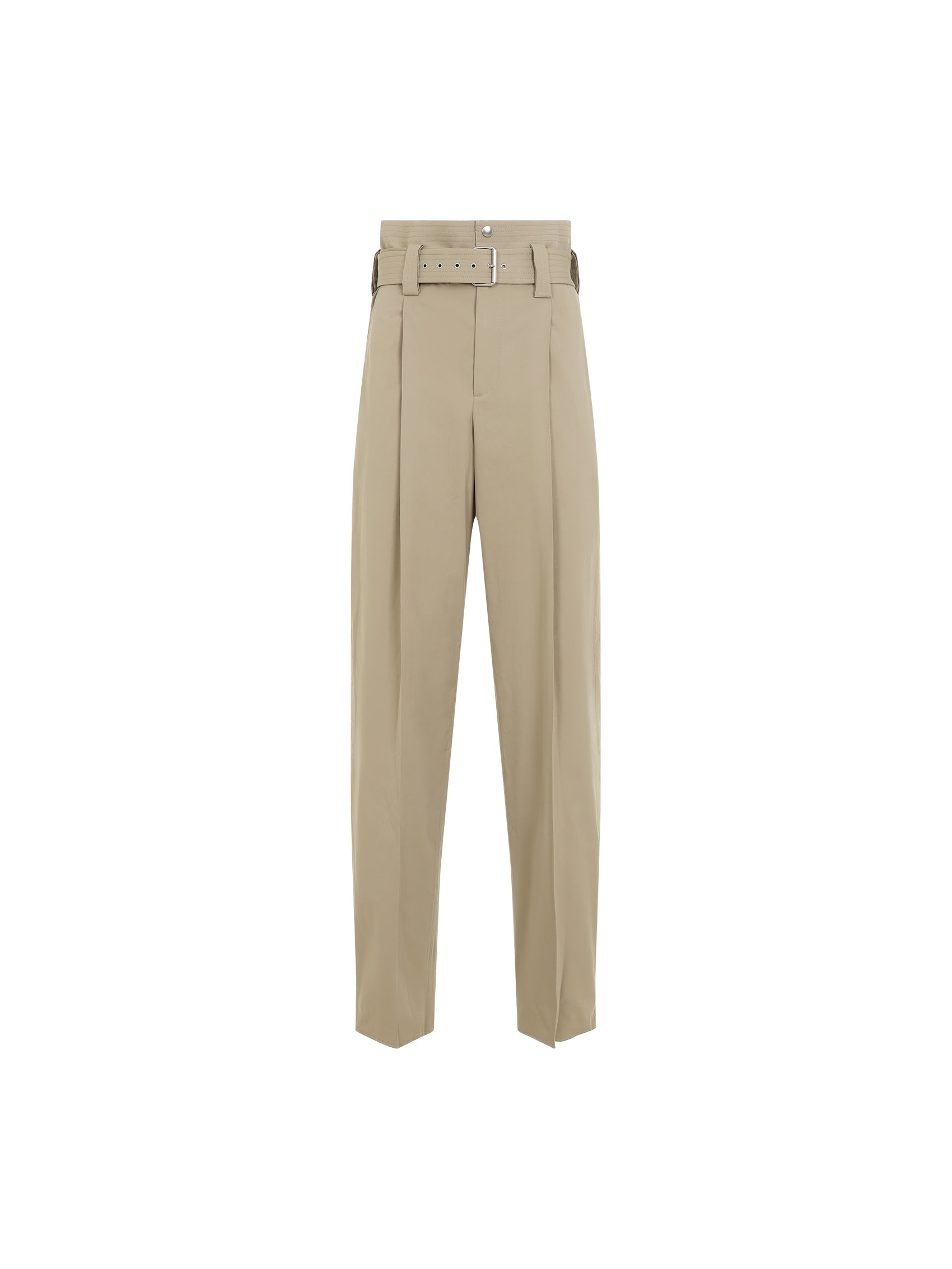 High Waist Belted Trousers