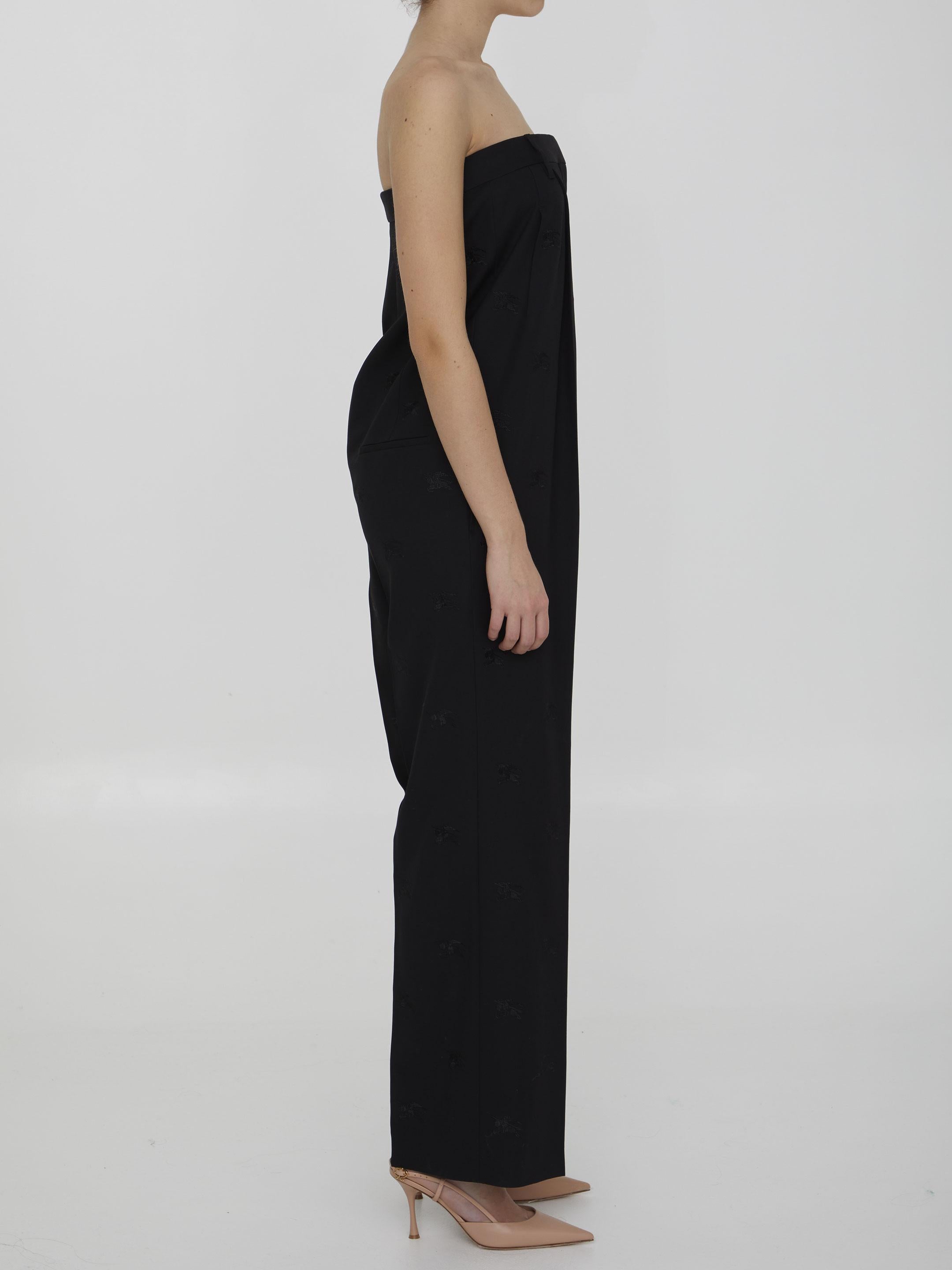 Tailored wool jumpsuit
