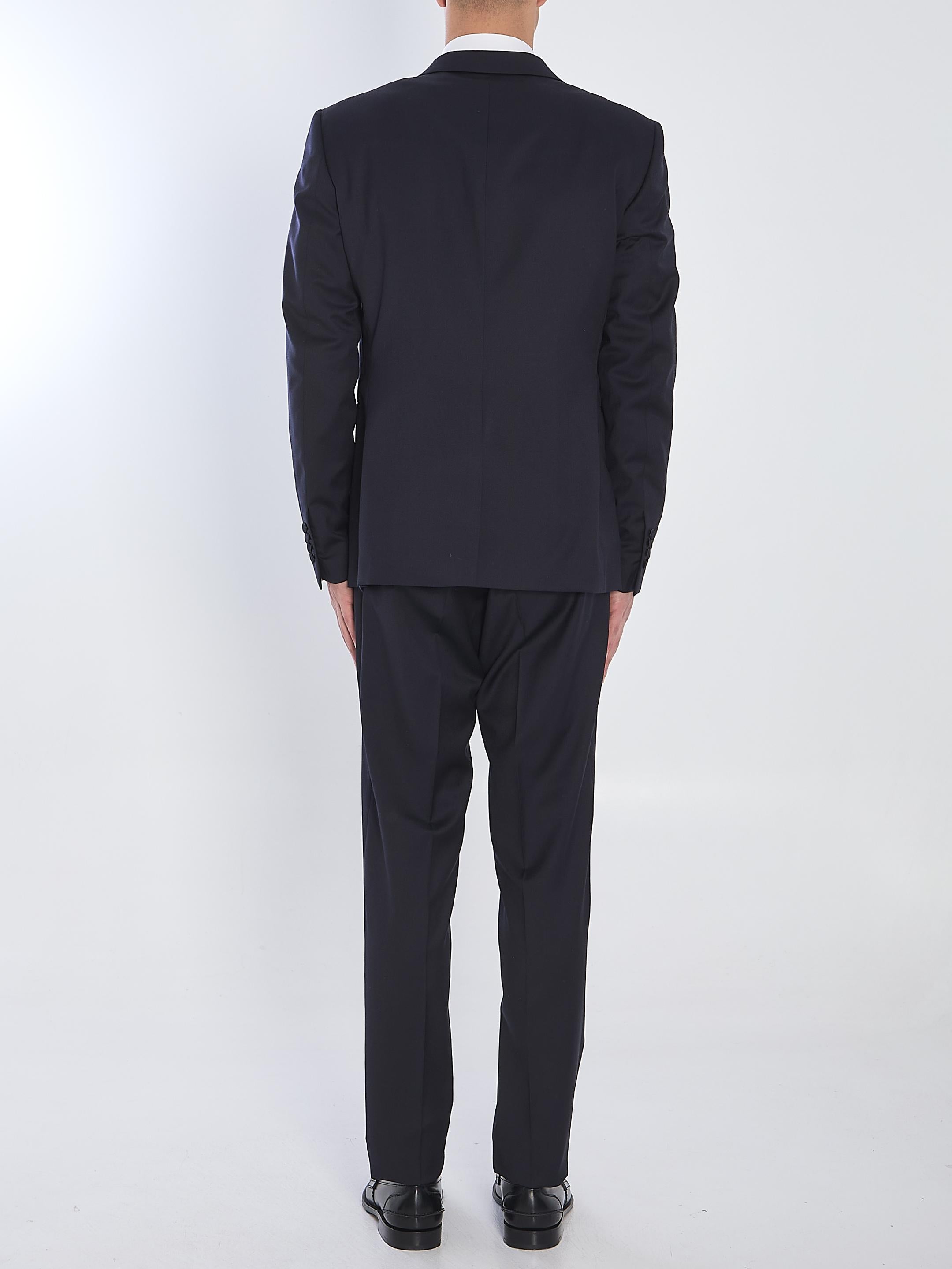 Virgin wool two-piece suit