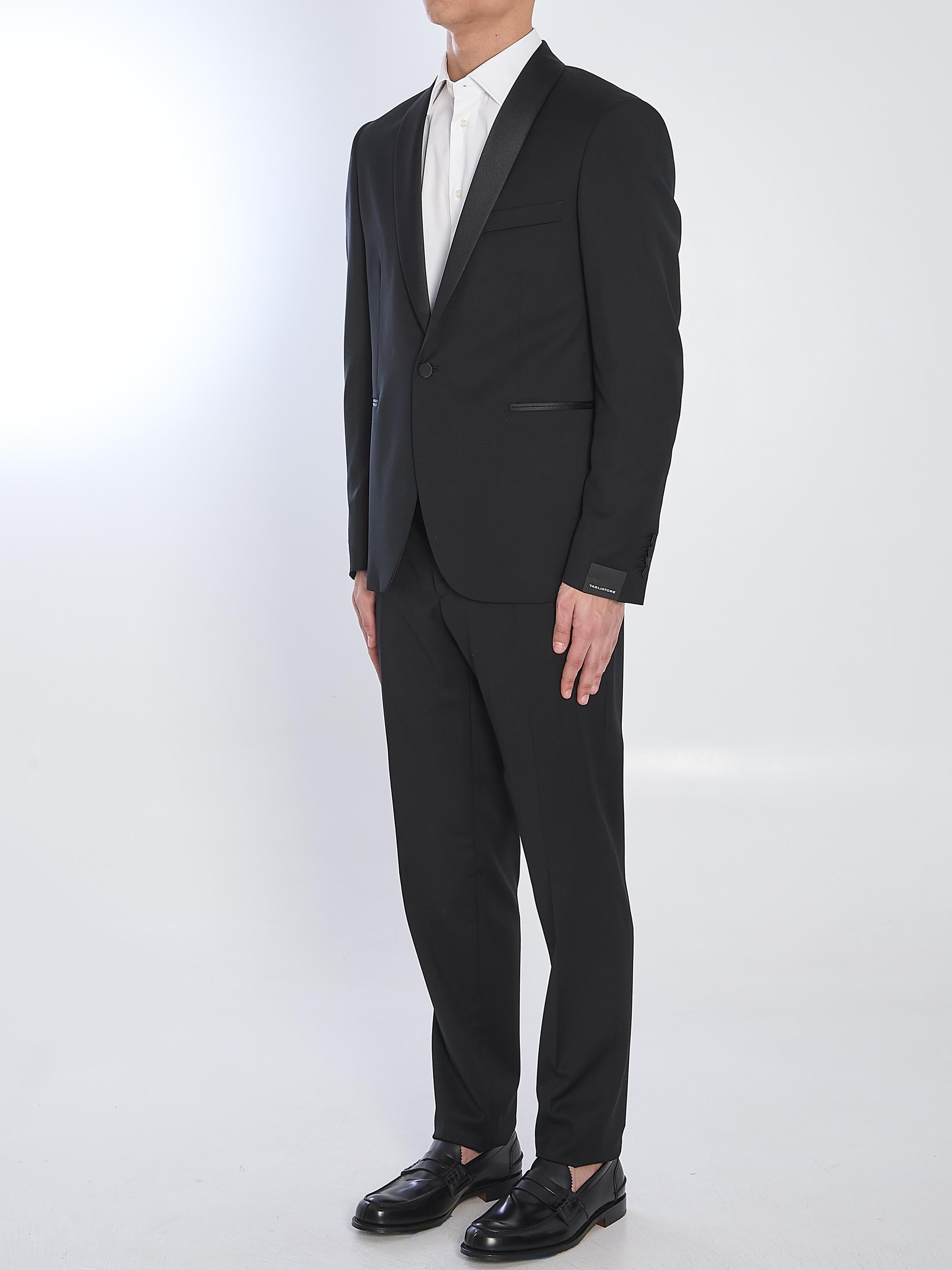 Virgin wool two-piece suit
