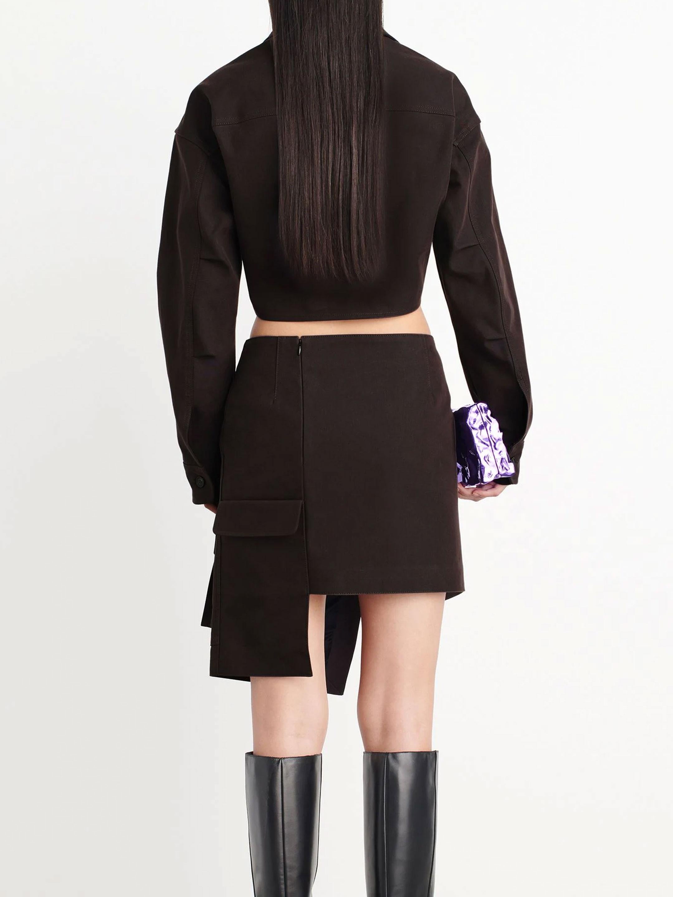 Cargo cropped shirt