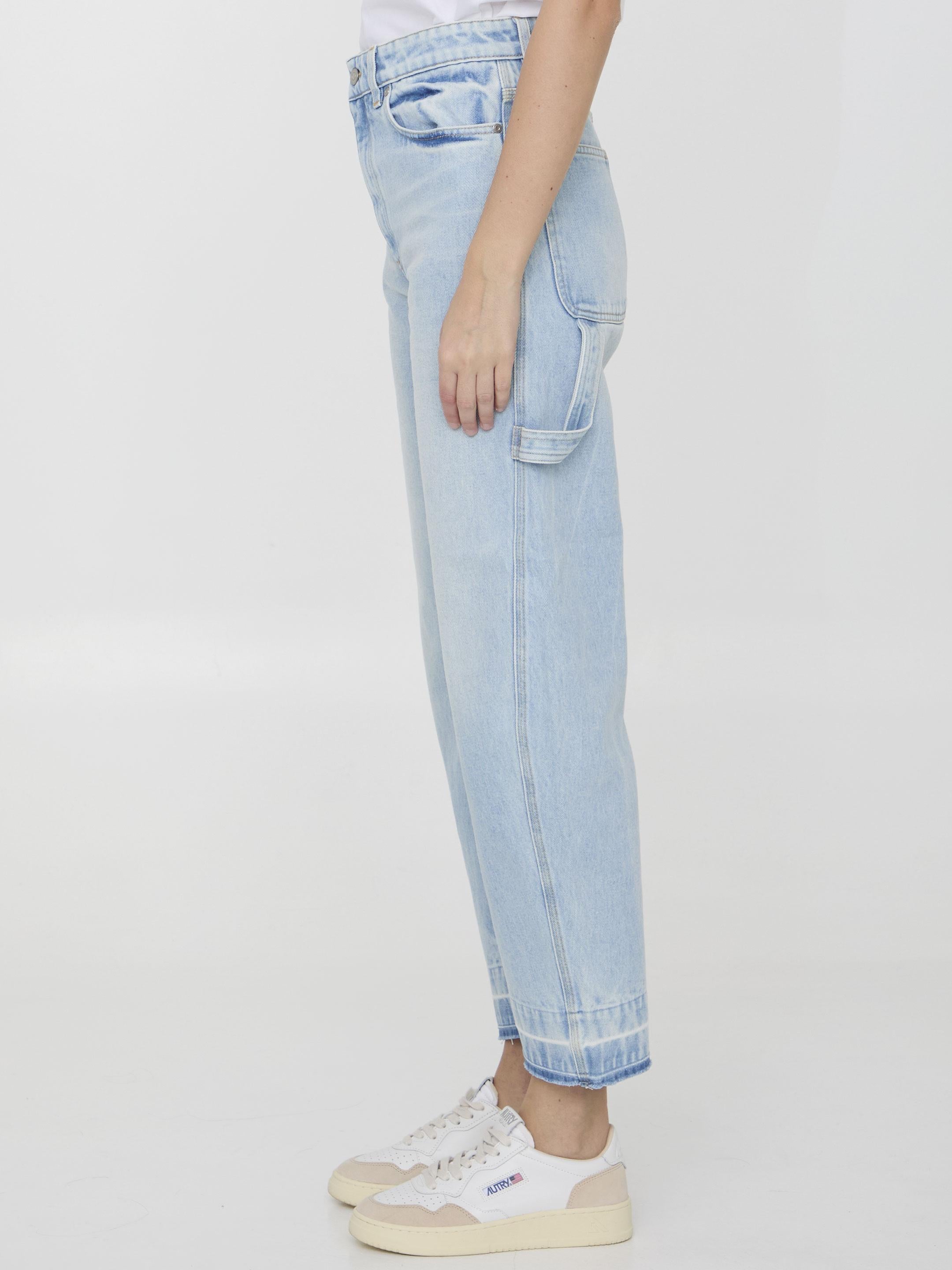 Banana leg Utility jeans