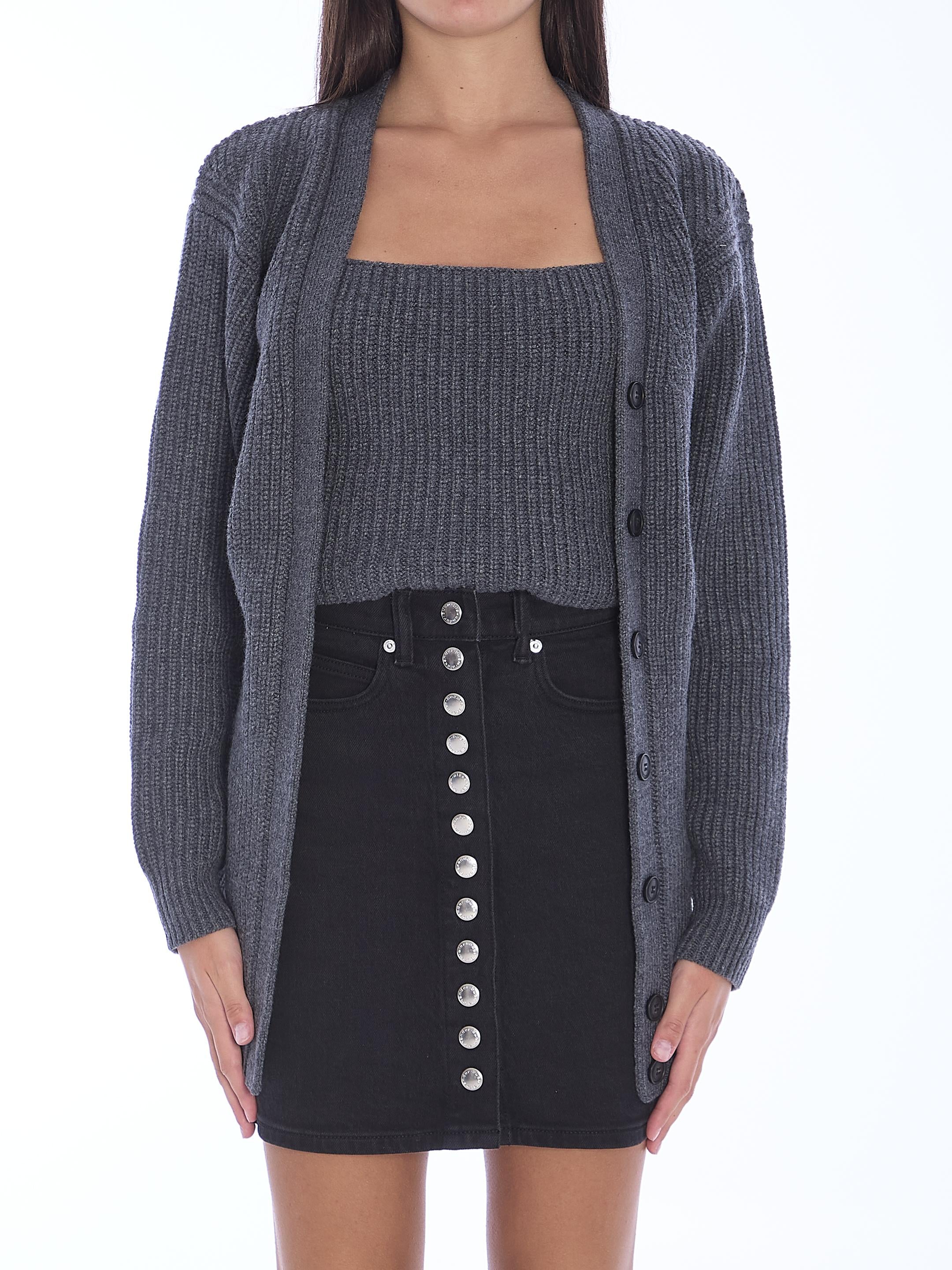 Pre-styled twinset cardigan