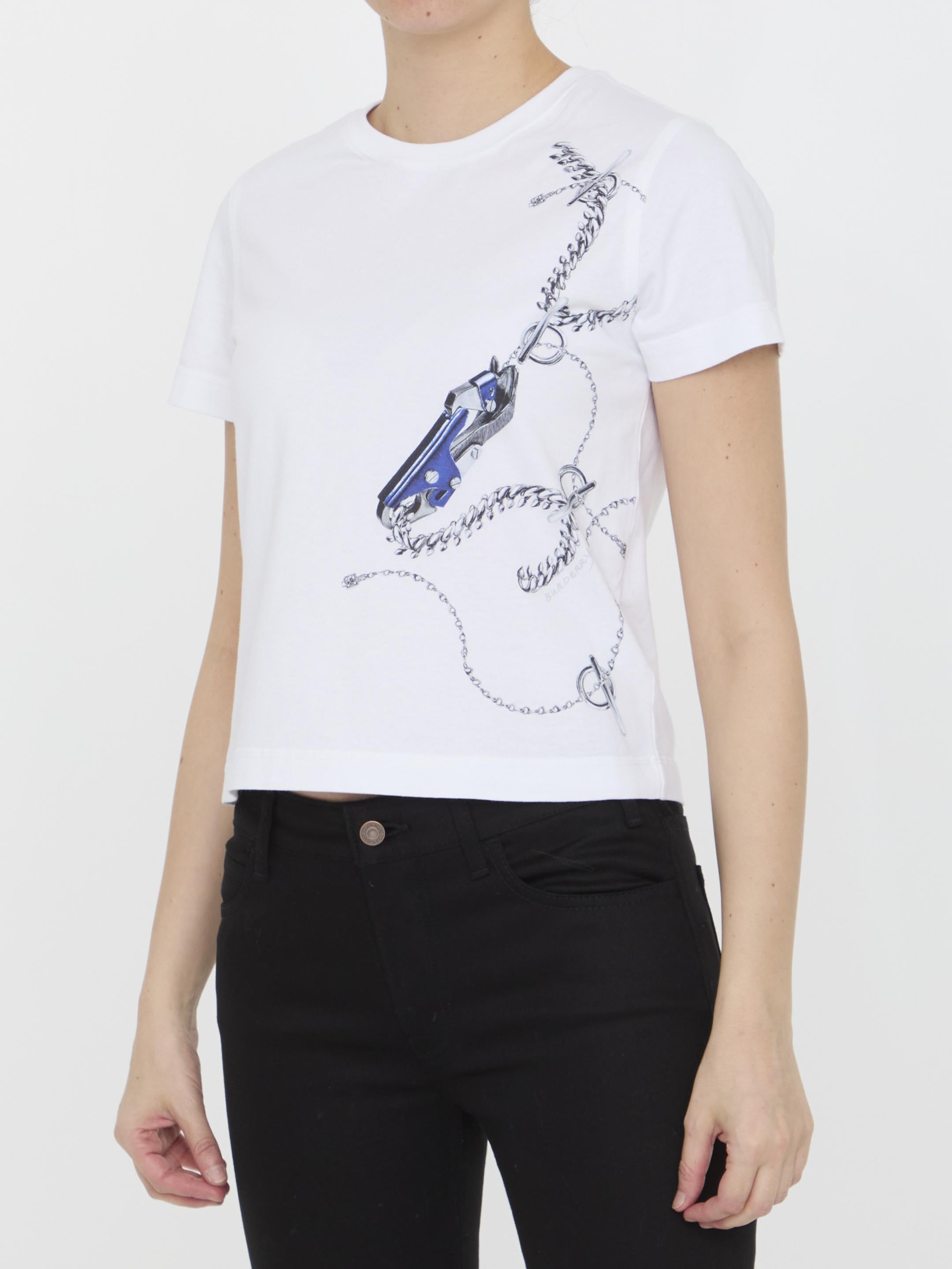 Knight motif t-shirt