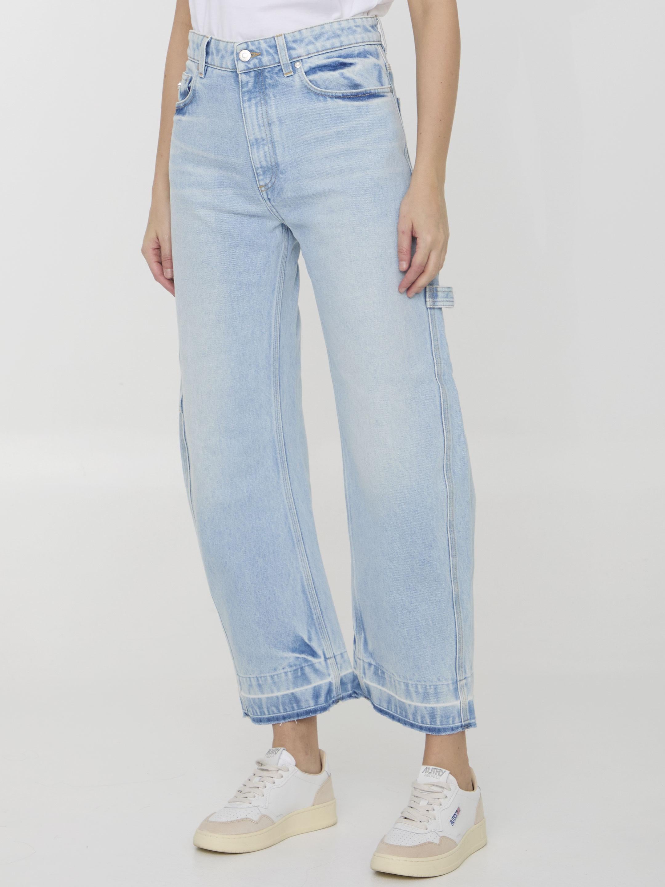 Banana leg Utility jeans