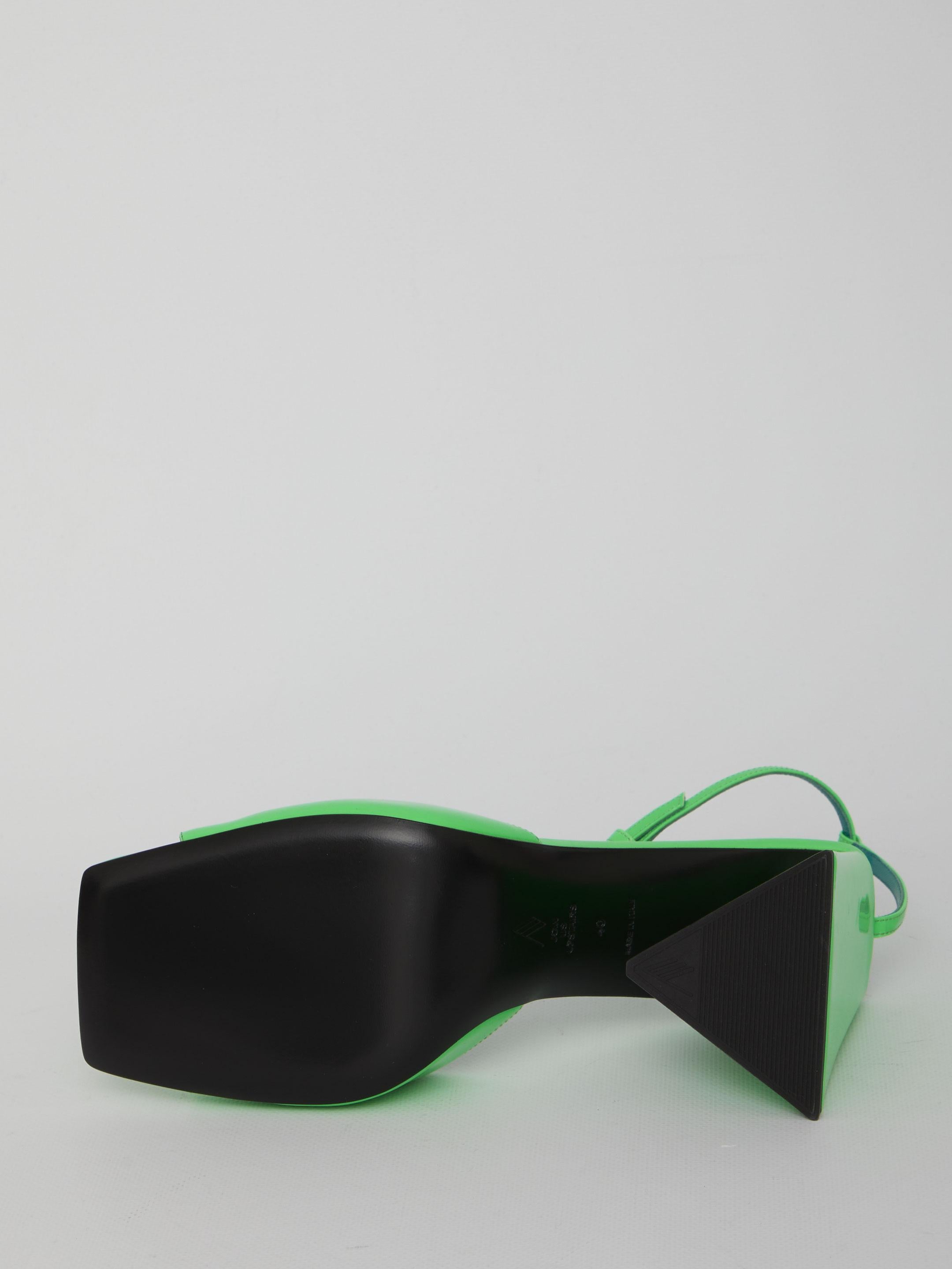 Green Piper sandals