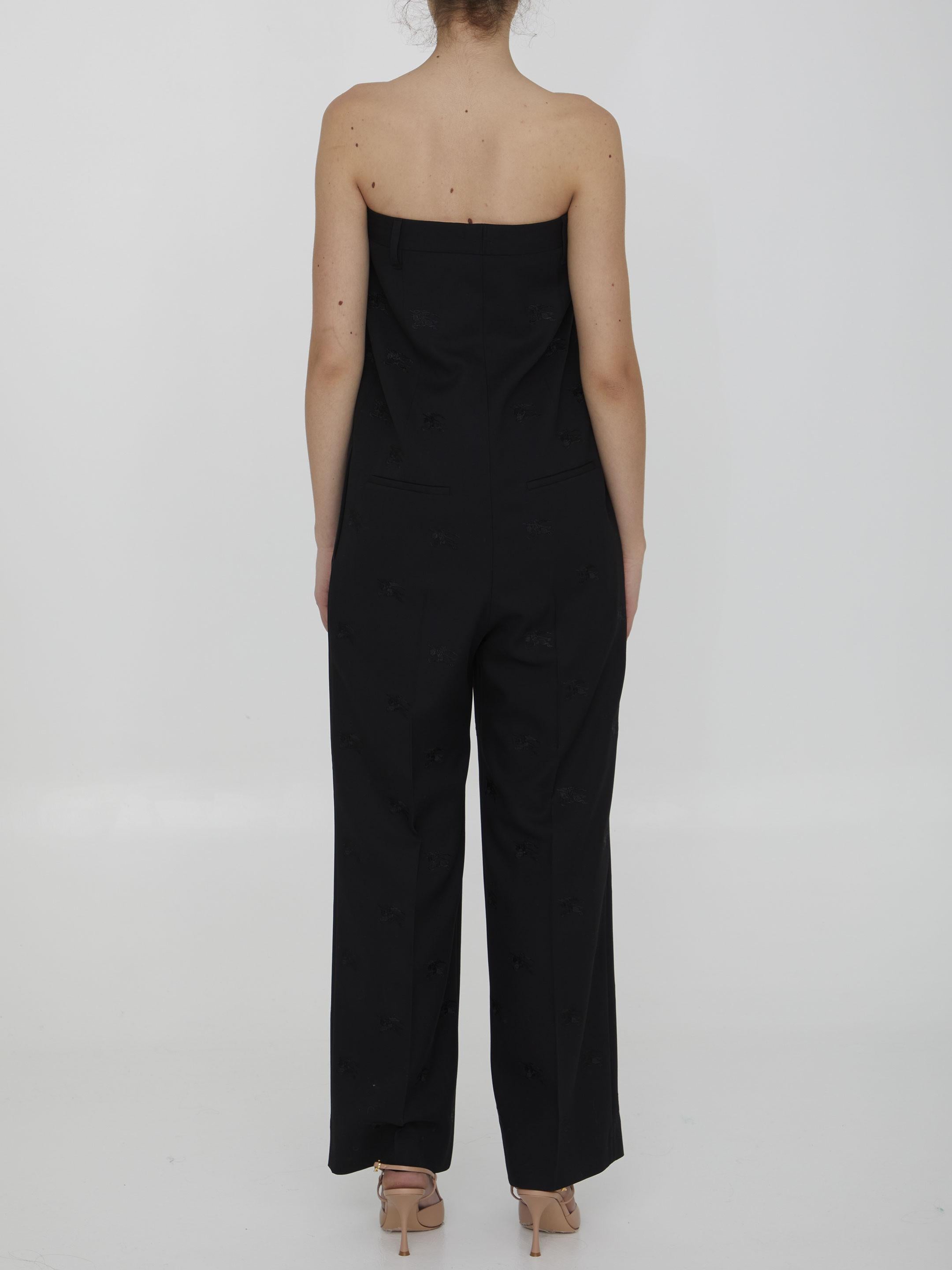 Tailored wool jumpsuit