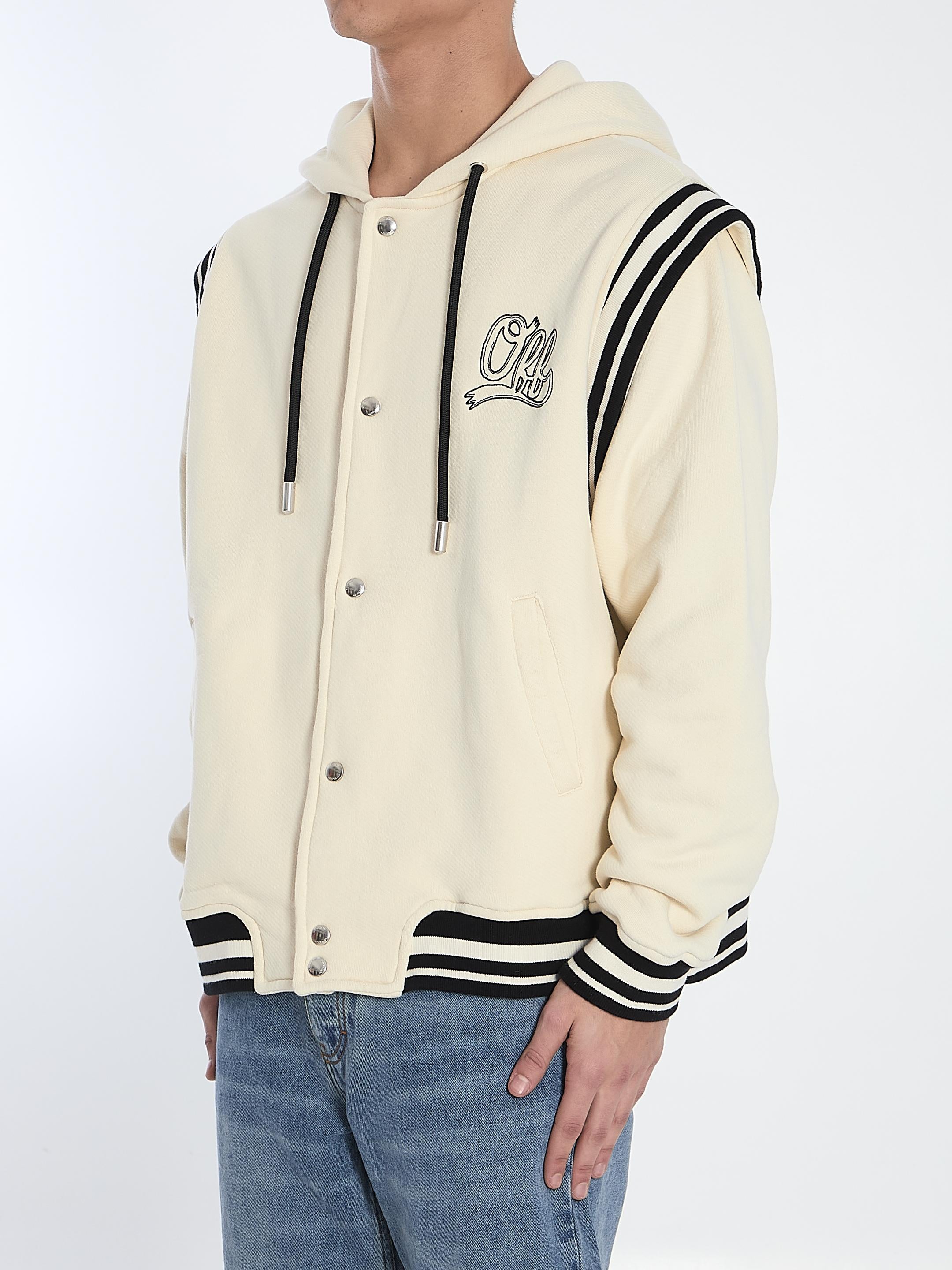 Varsity-style hoodie