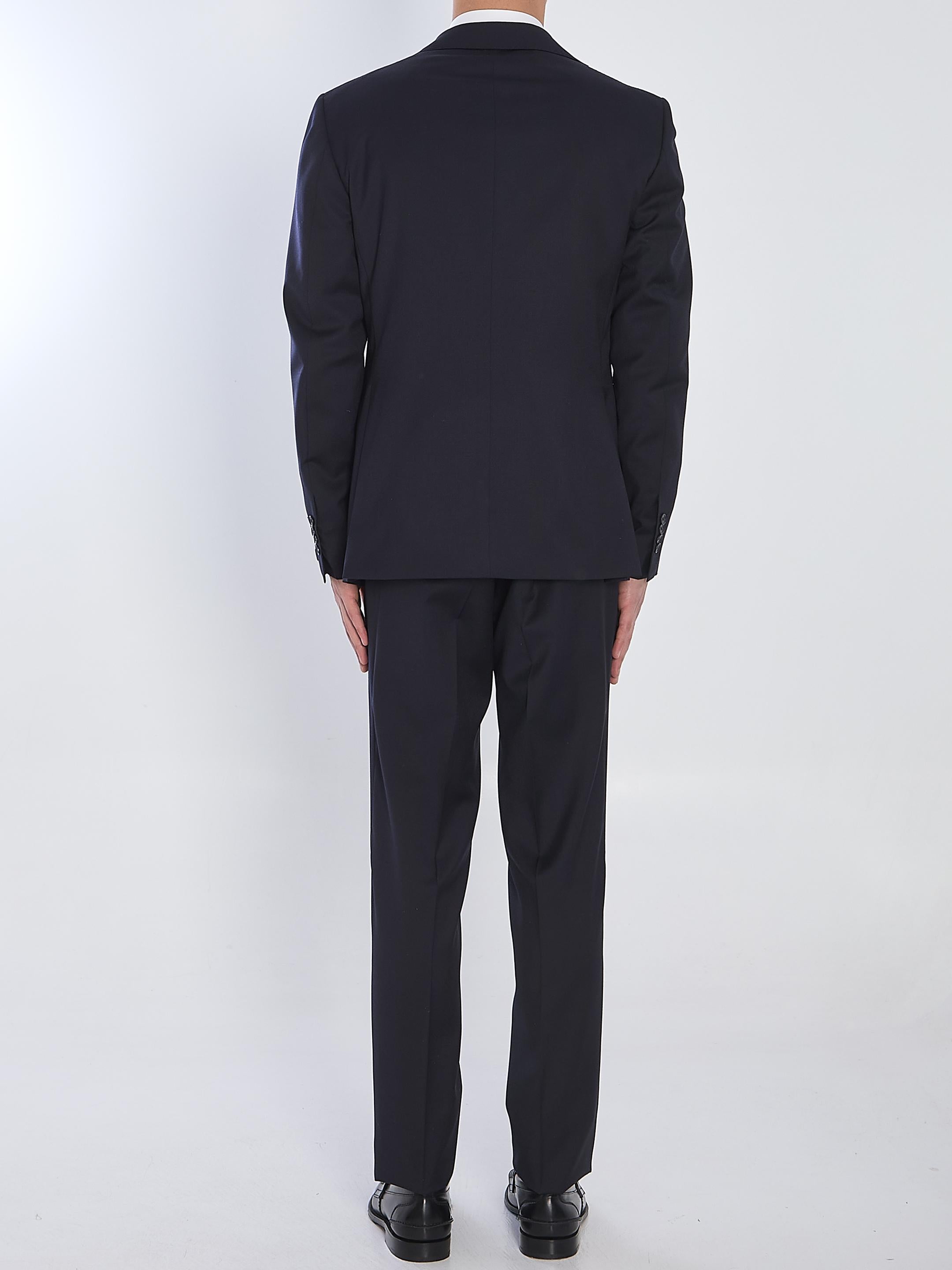 Virgin wool two-piece suit