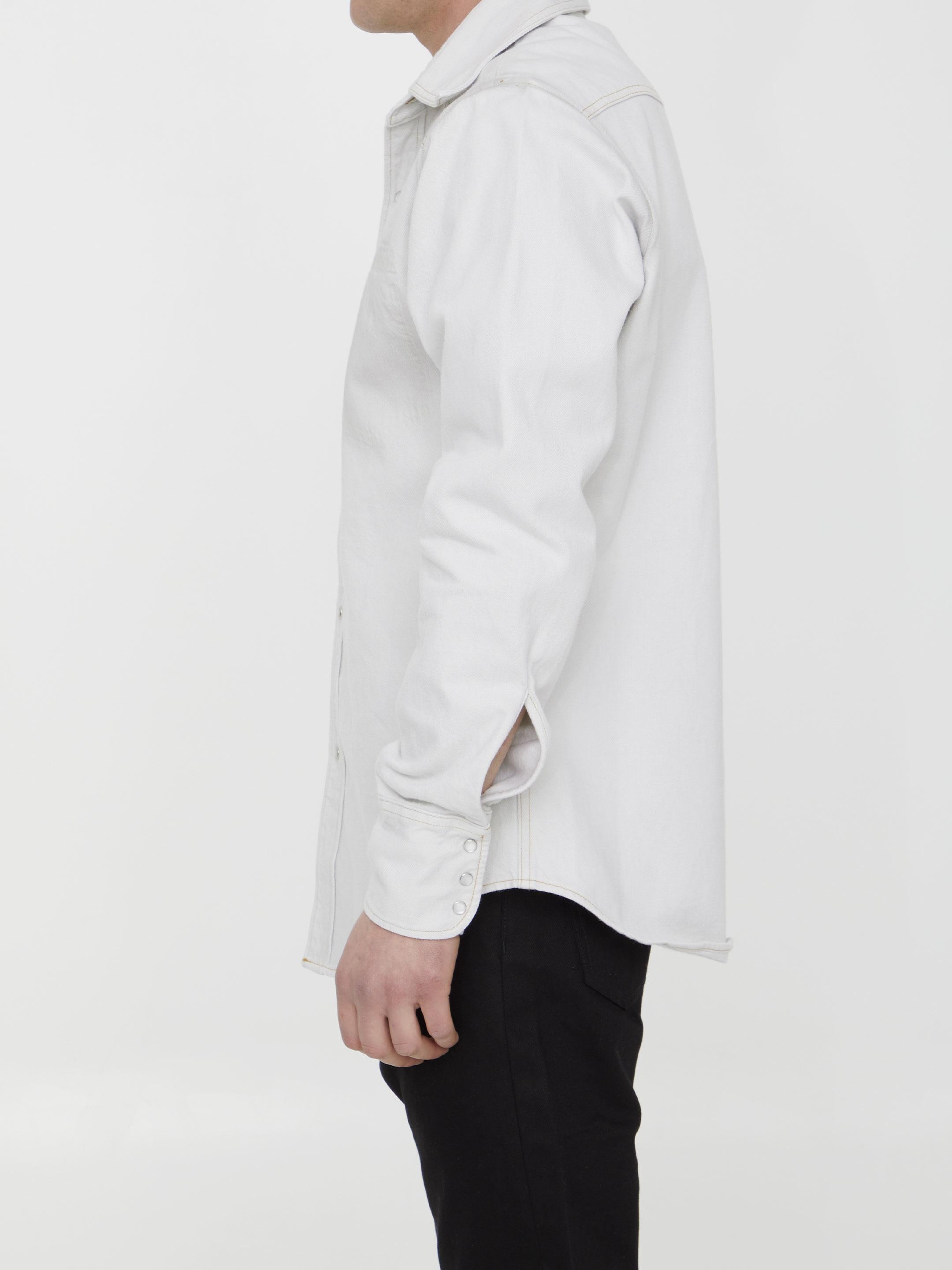 Cotton denim shirt