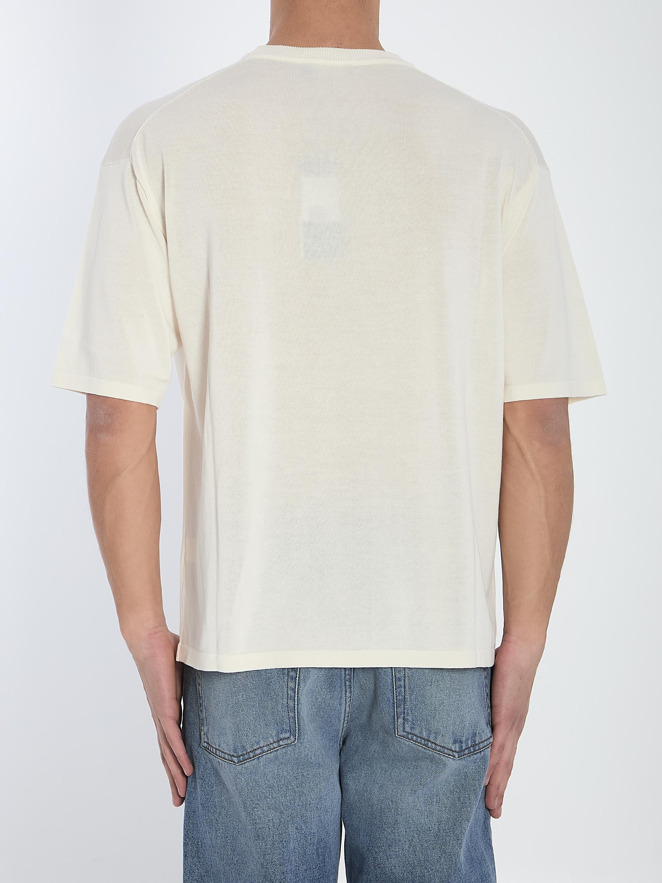 Knit t-shirt