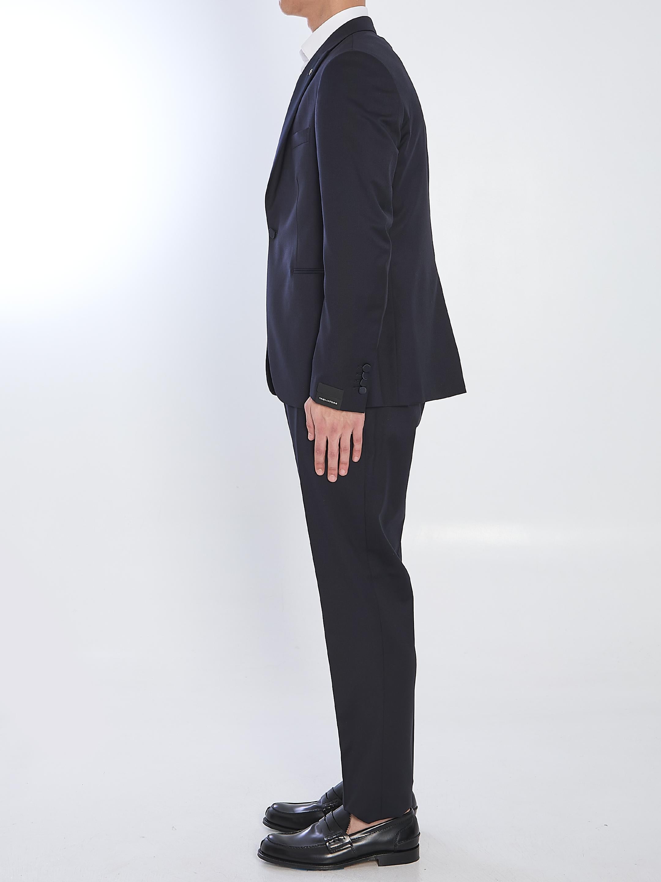 Virgin wool two-piece suit