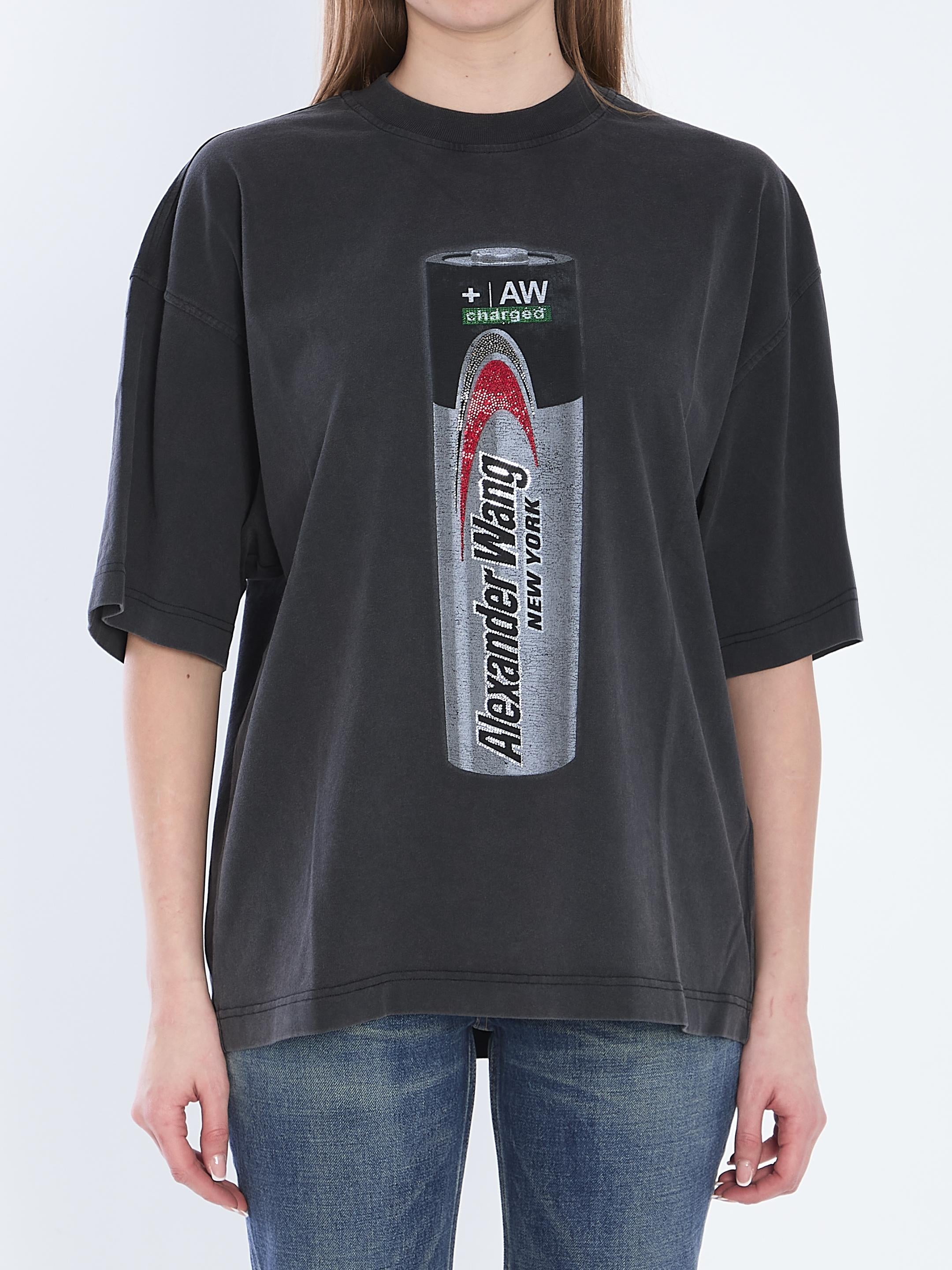 Battery print t-shirt