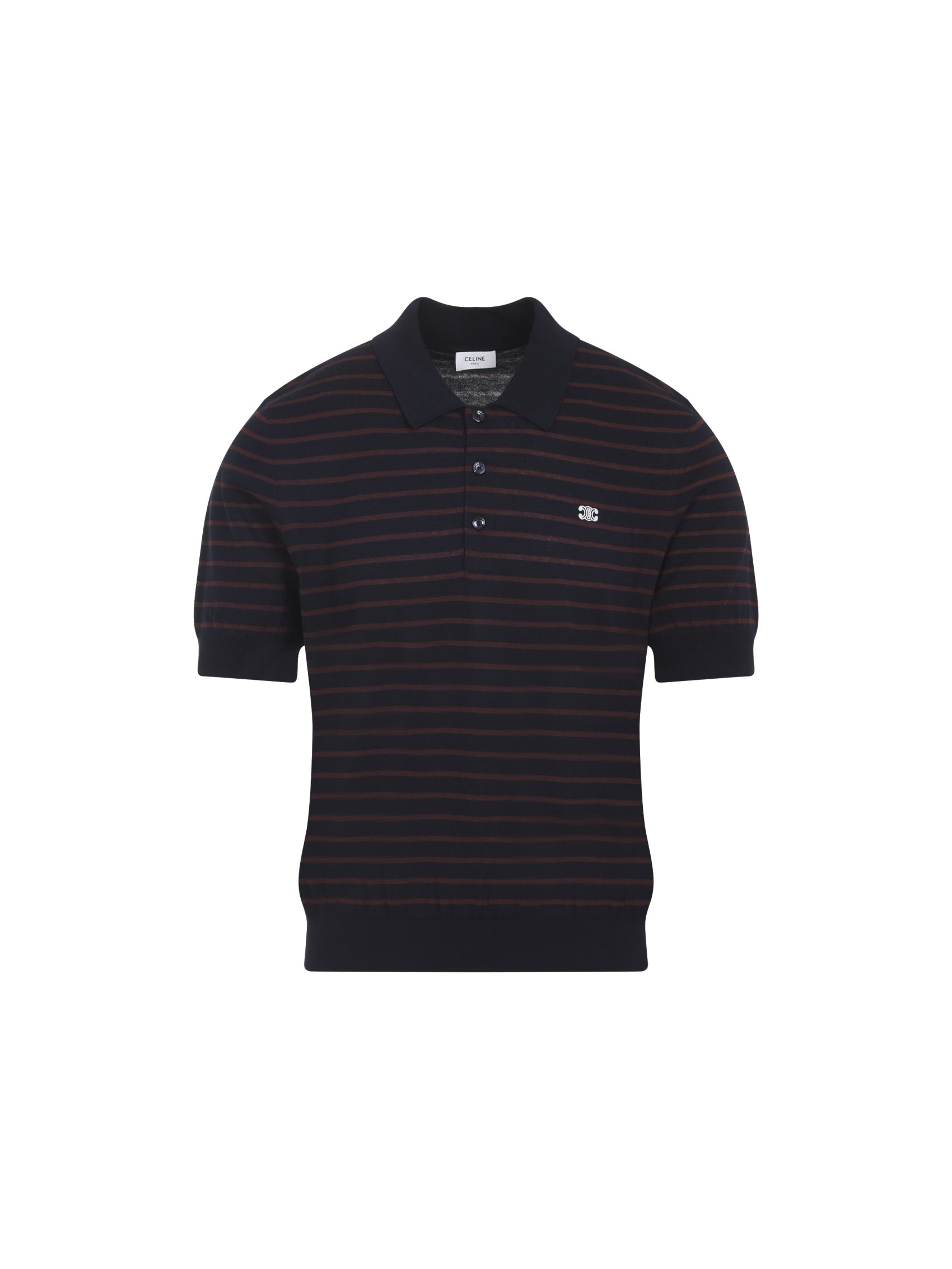 Short-Sleeved Polo Sweater