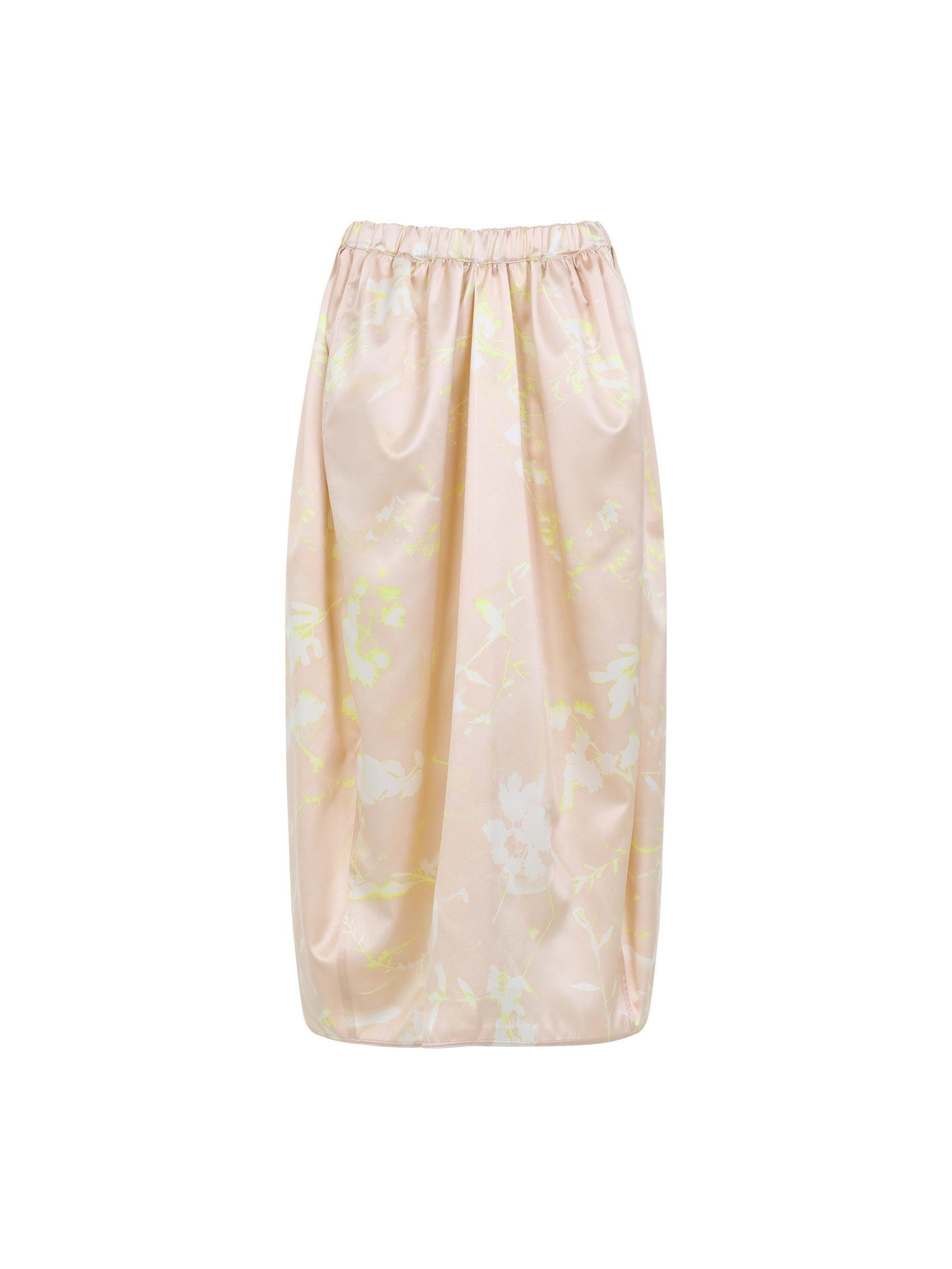 Silk Midi Skirt