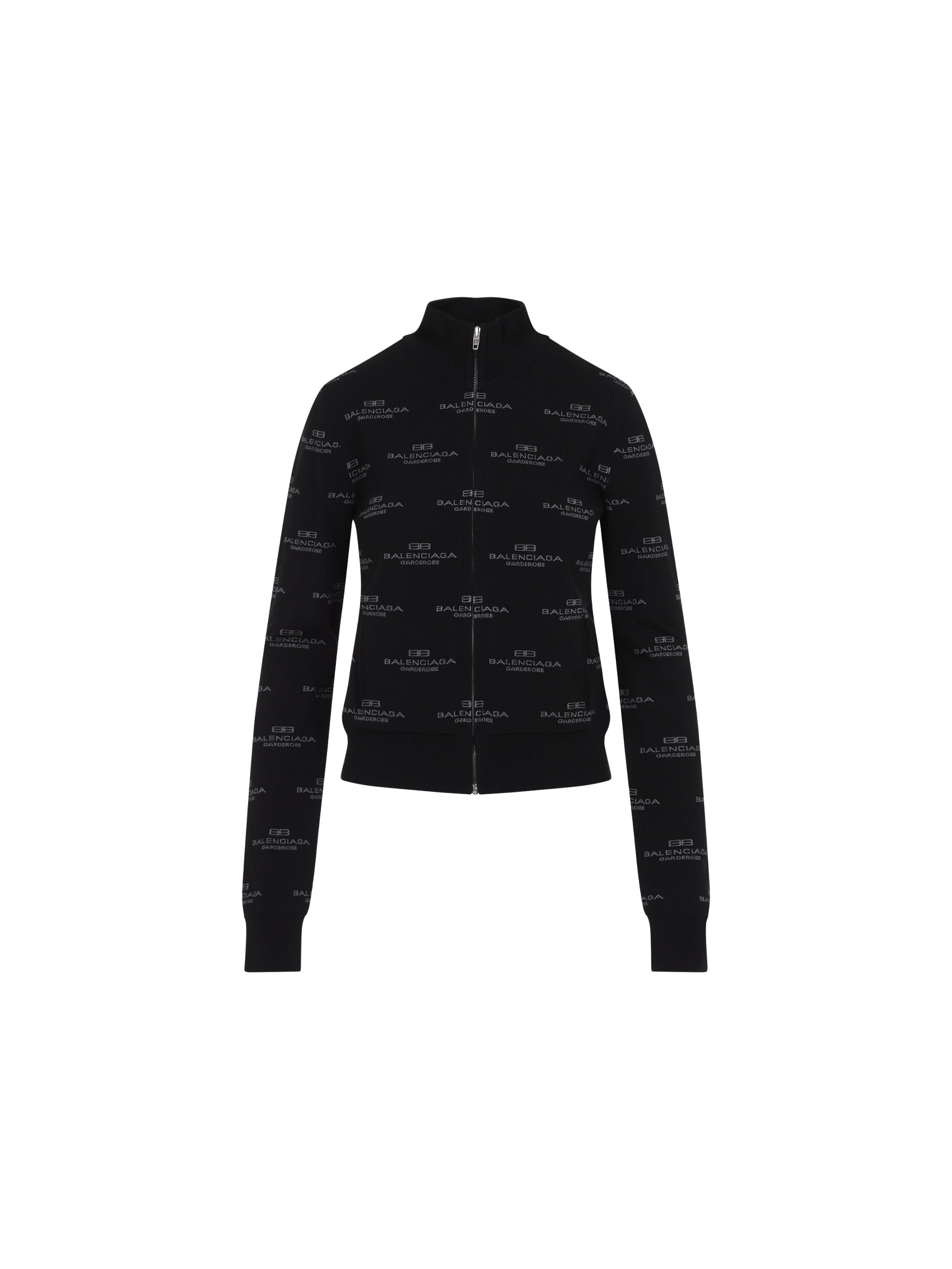 All-Over Zip-Up Cardigan