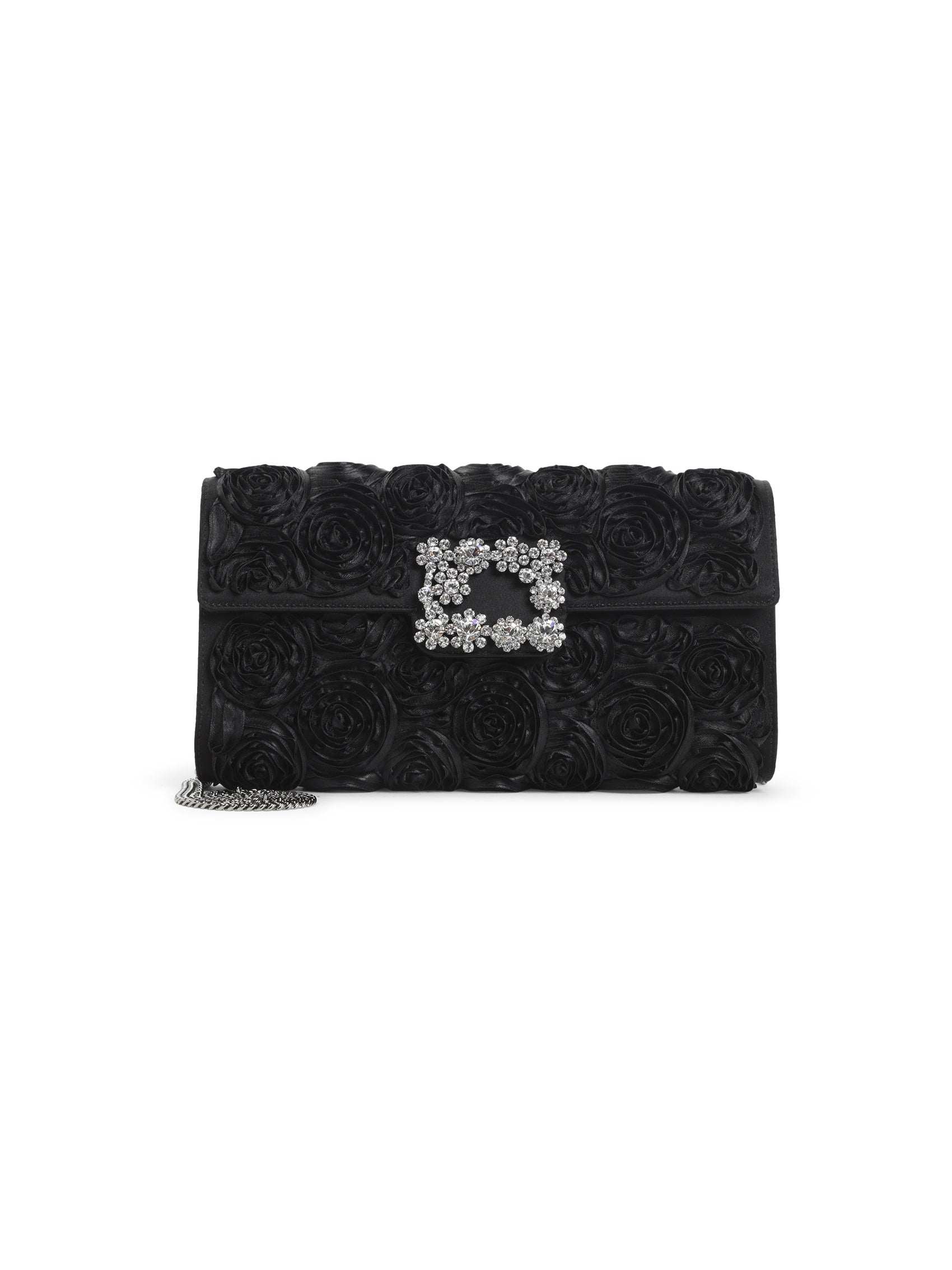 Envelope Flap Rose Flower Buckle Shoulder Bag