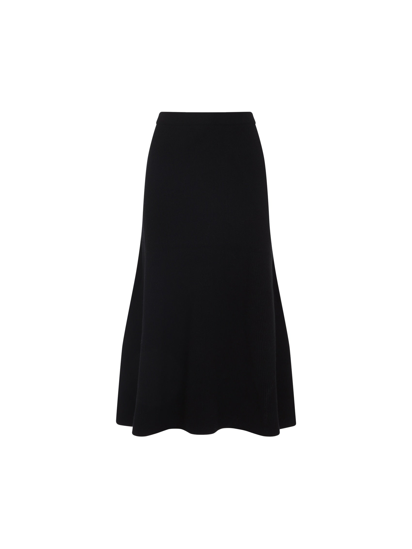 Virgin Wool Midi Skirt