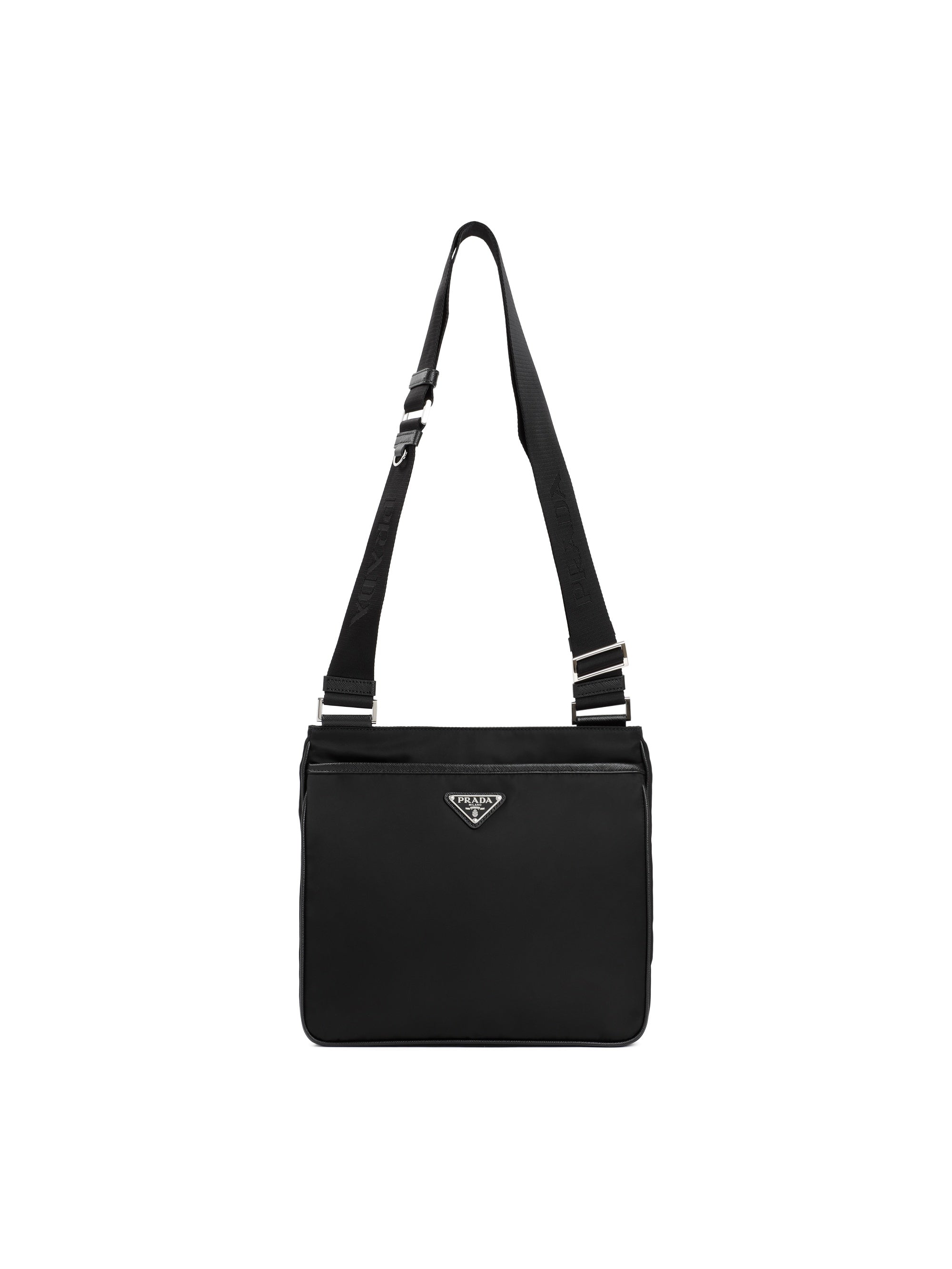 Re-Nylon and Saffiano shoulder bag
