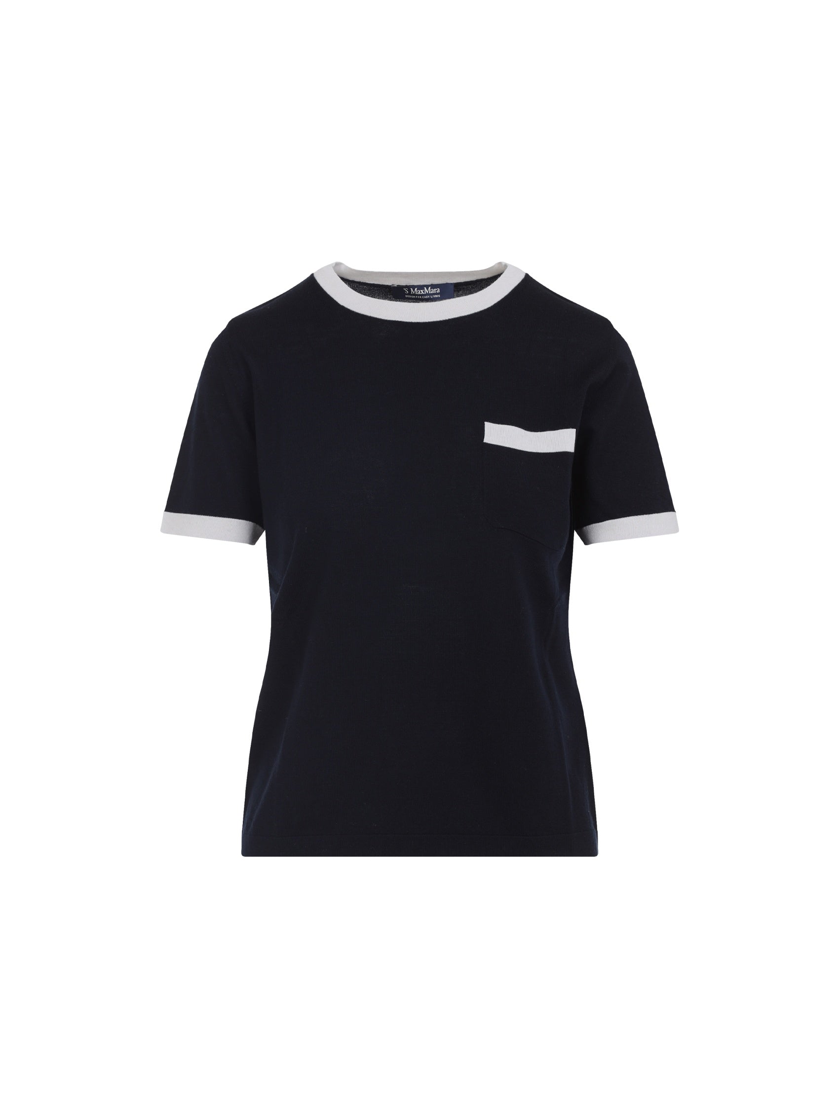 Egidio Bicolor Knit T-Shirt