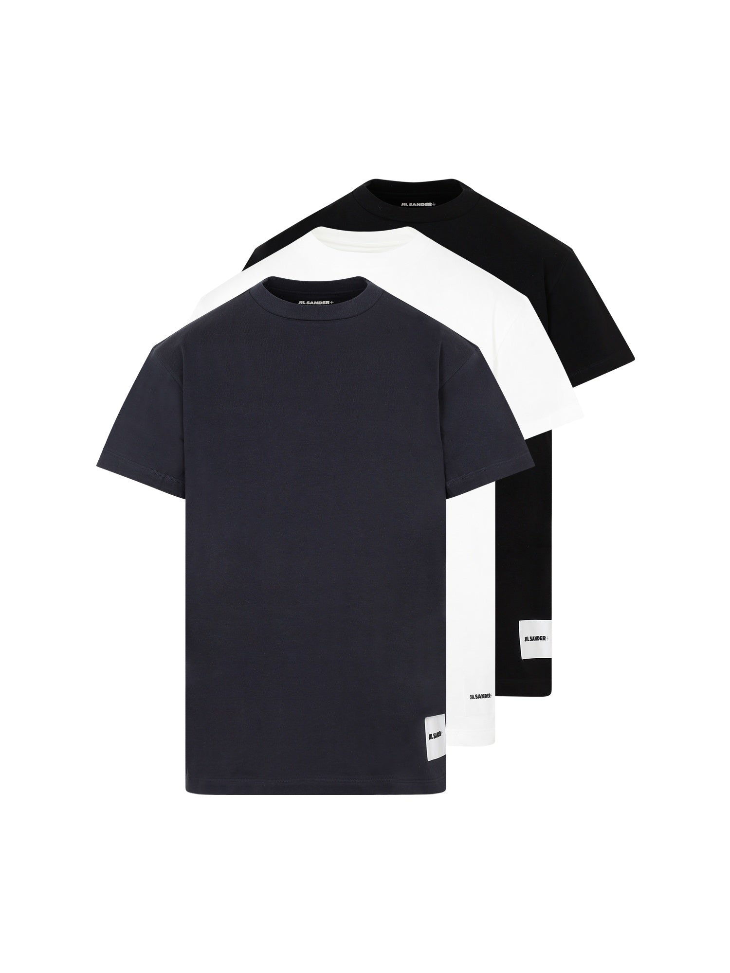 Jil Sander 3 Pack Multicolor Organic Cotton T-shirt